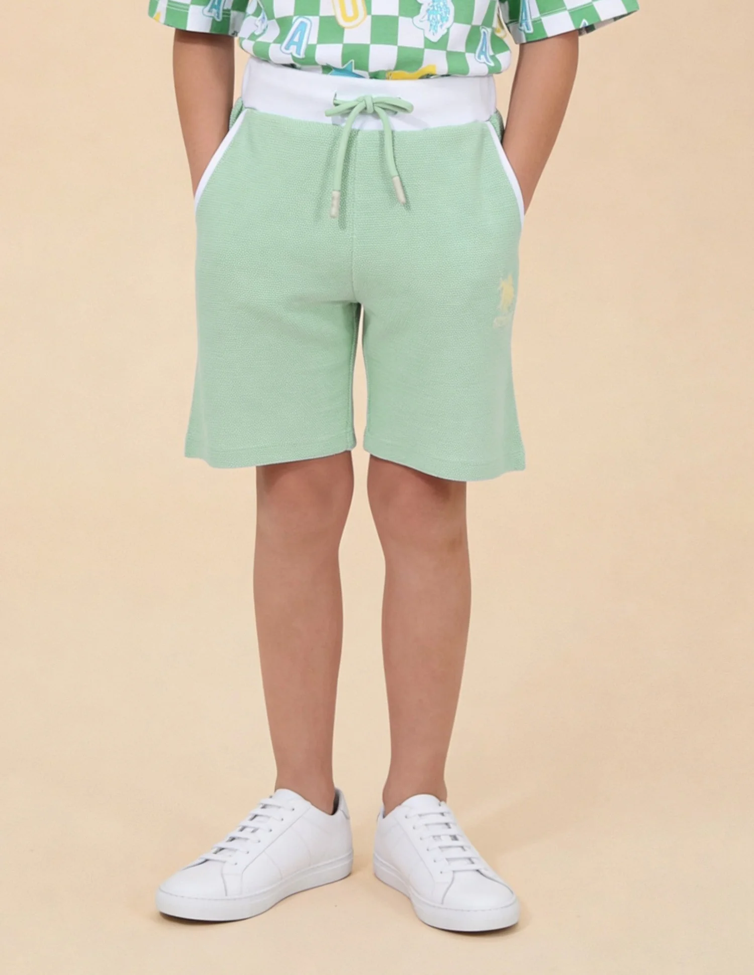 Textured Regular Fit Shorts - Image 3