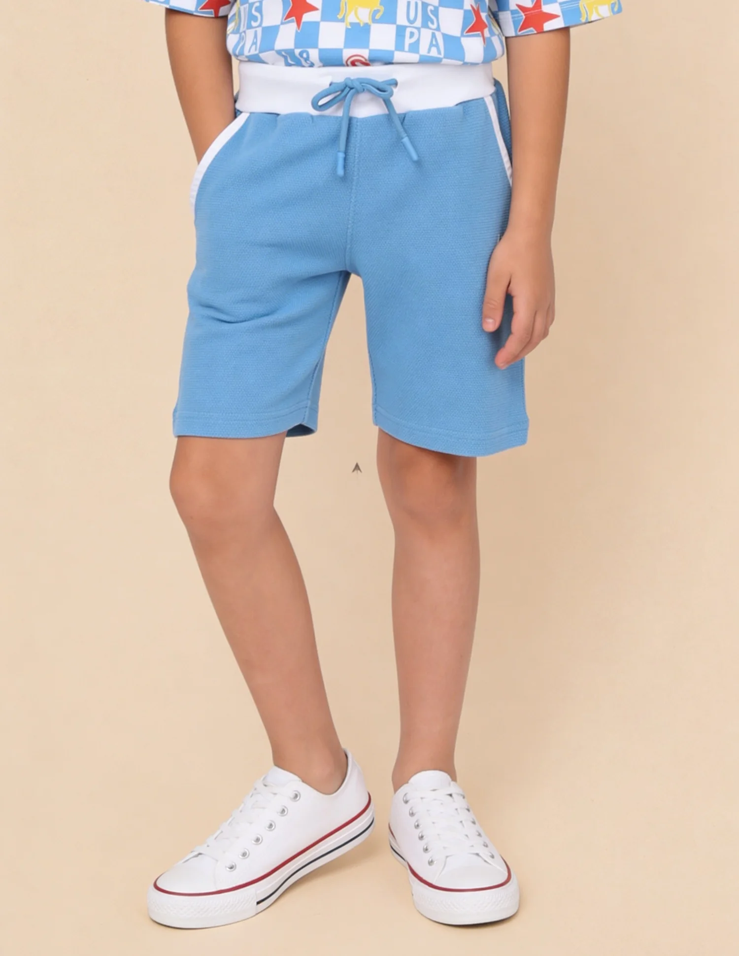 Textured Regular Fit Shorts - Image 3