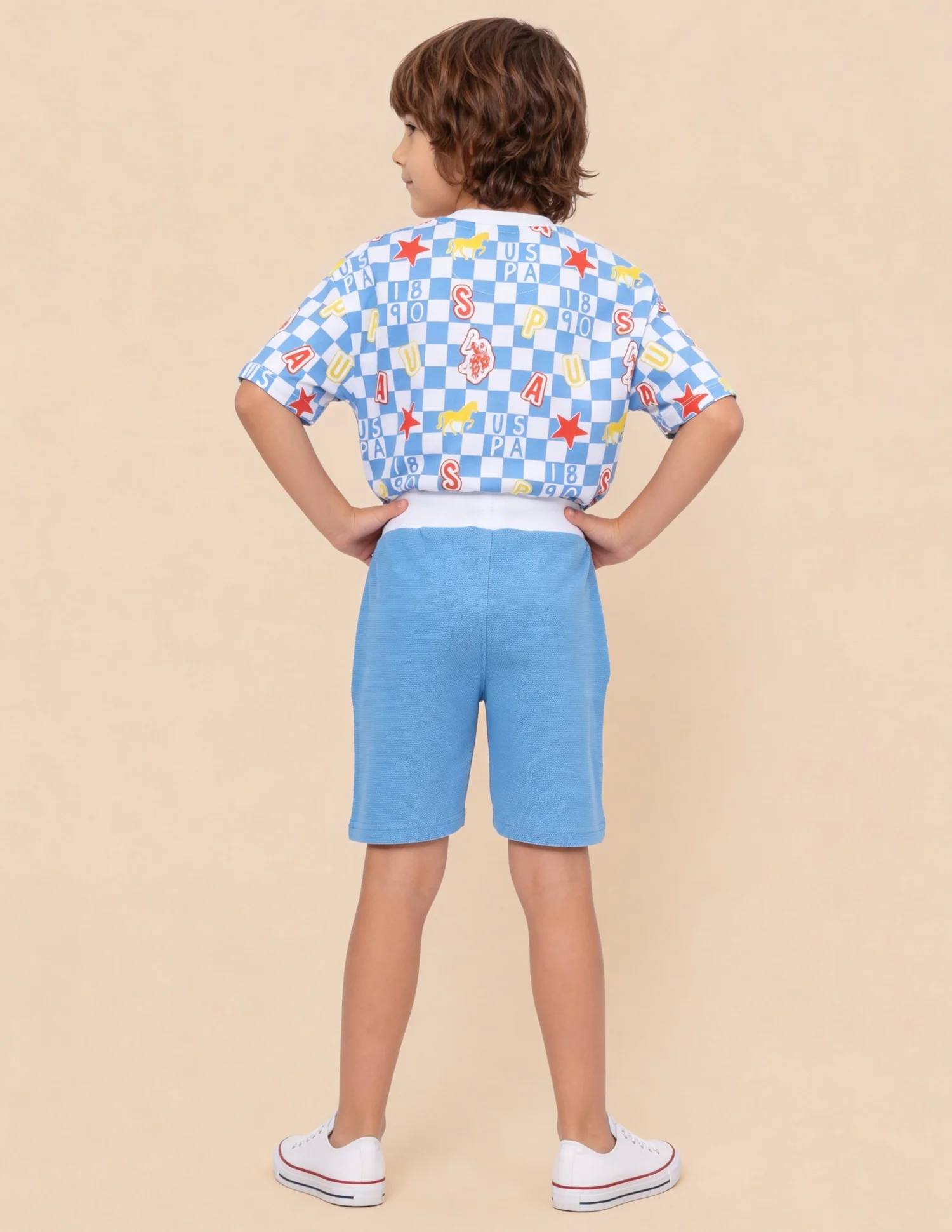Textured Regular Fit Shorts - Image 4
