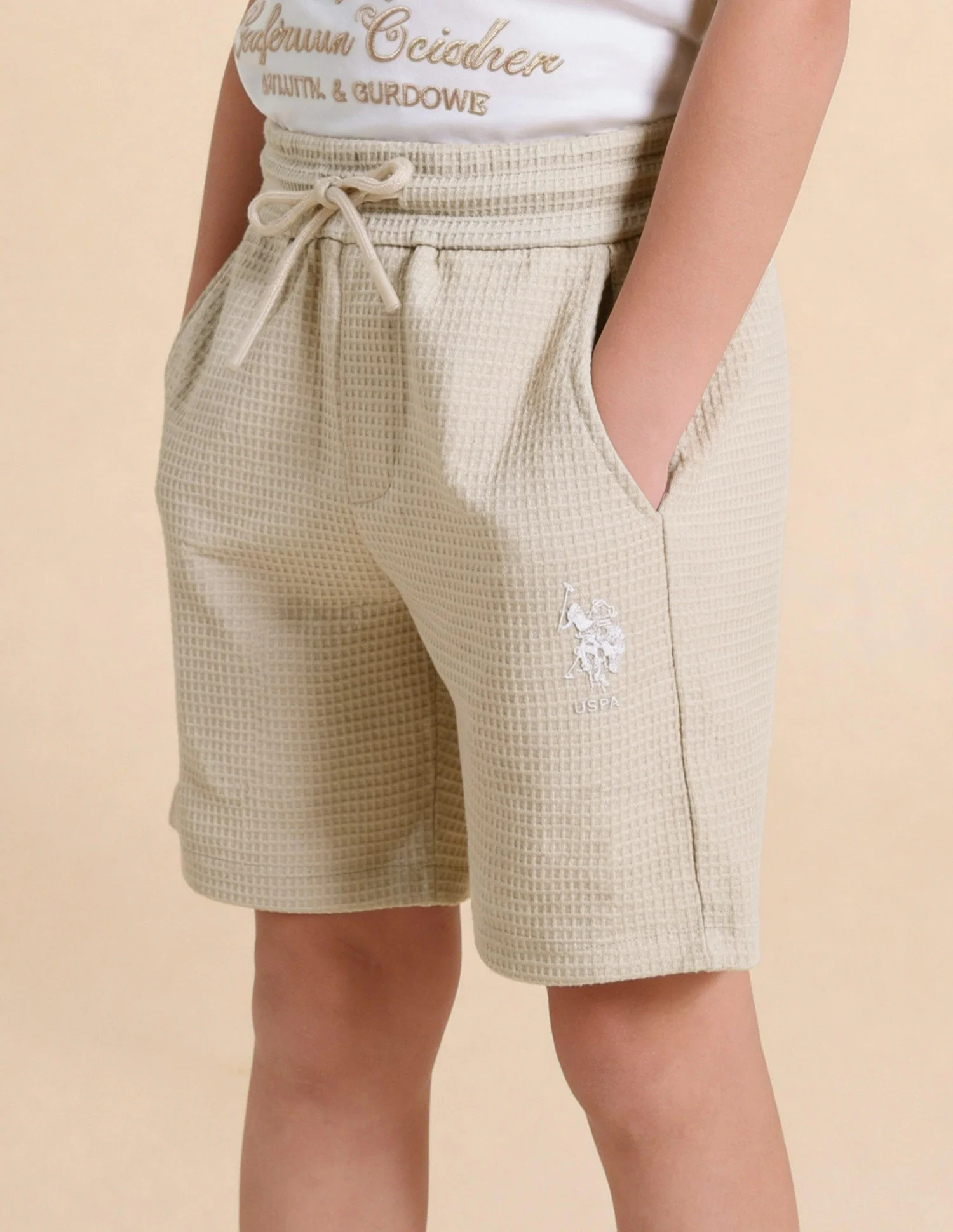 Textured Regular Fit Shorts - Image 5