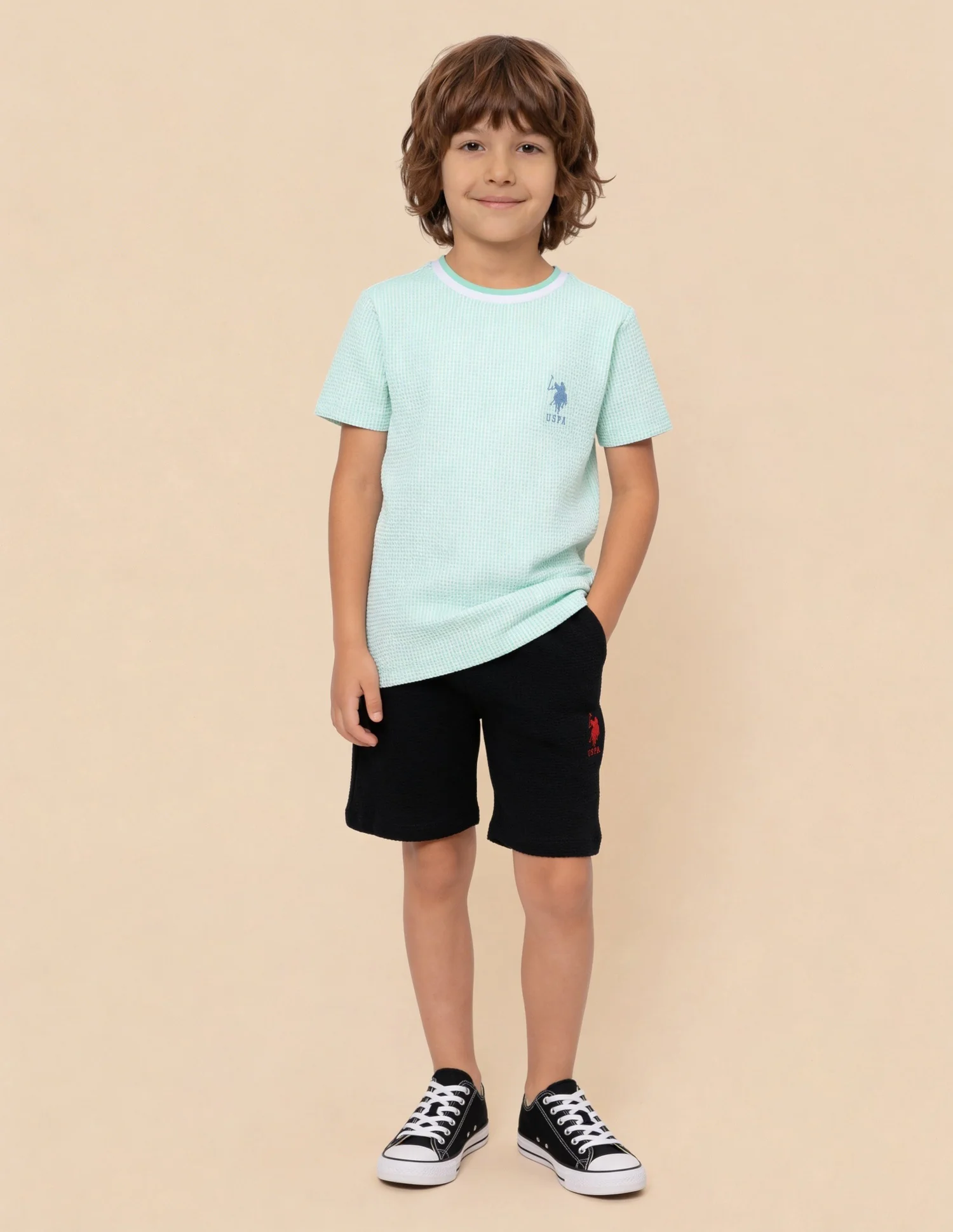 Textured Regular Fit T-Shirt - Image 3