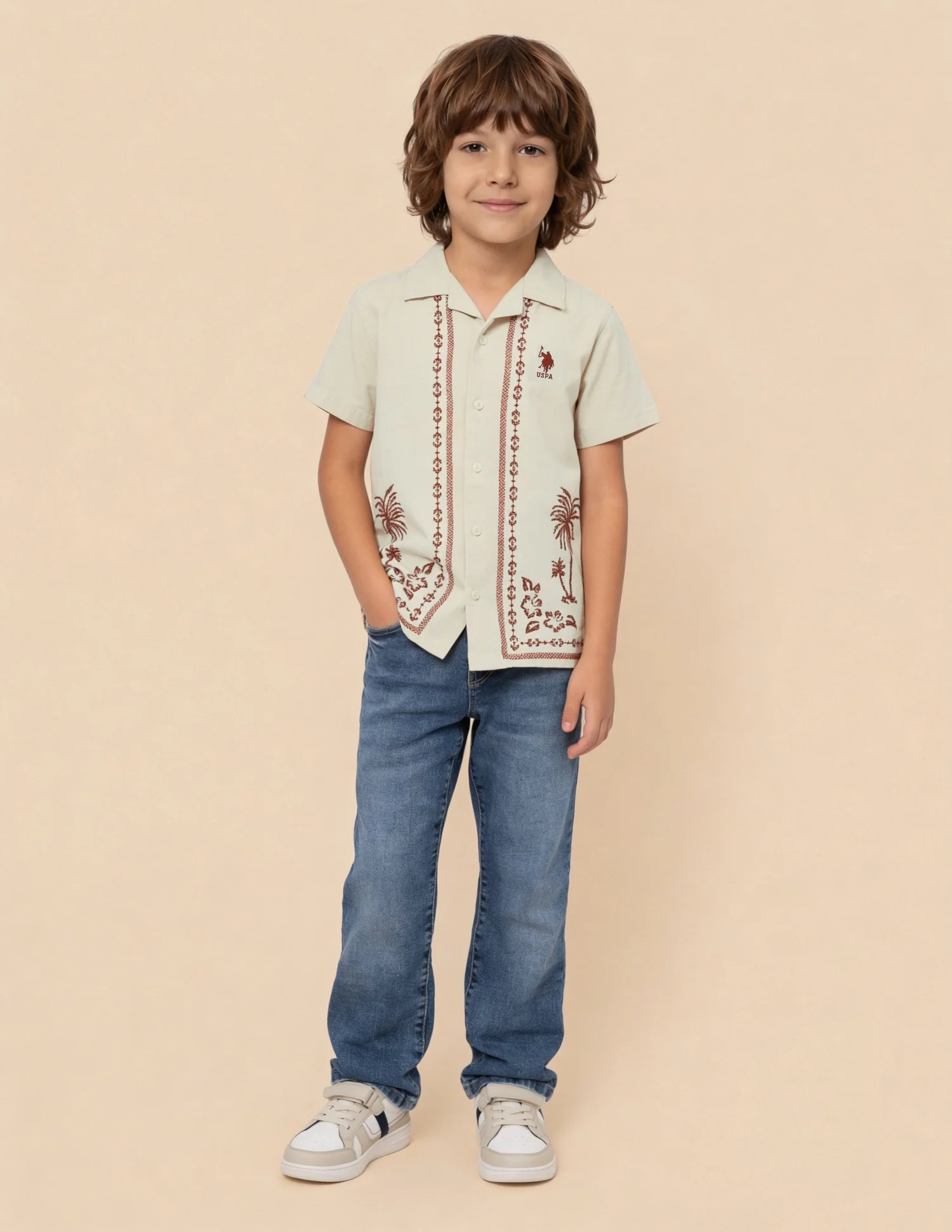 Tropical Printed Regular Fit Shirt - Image 3