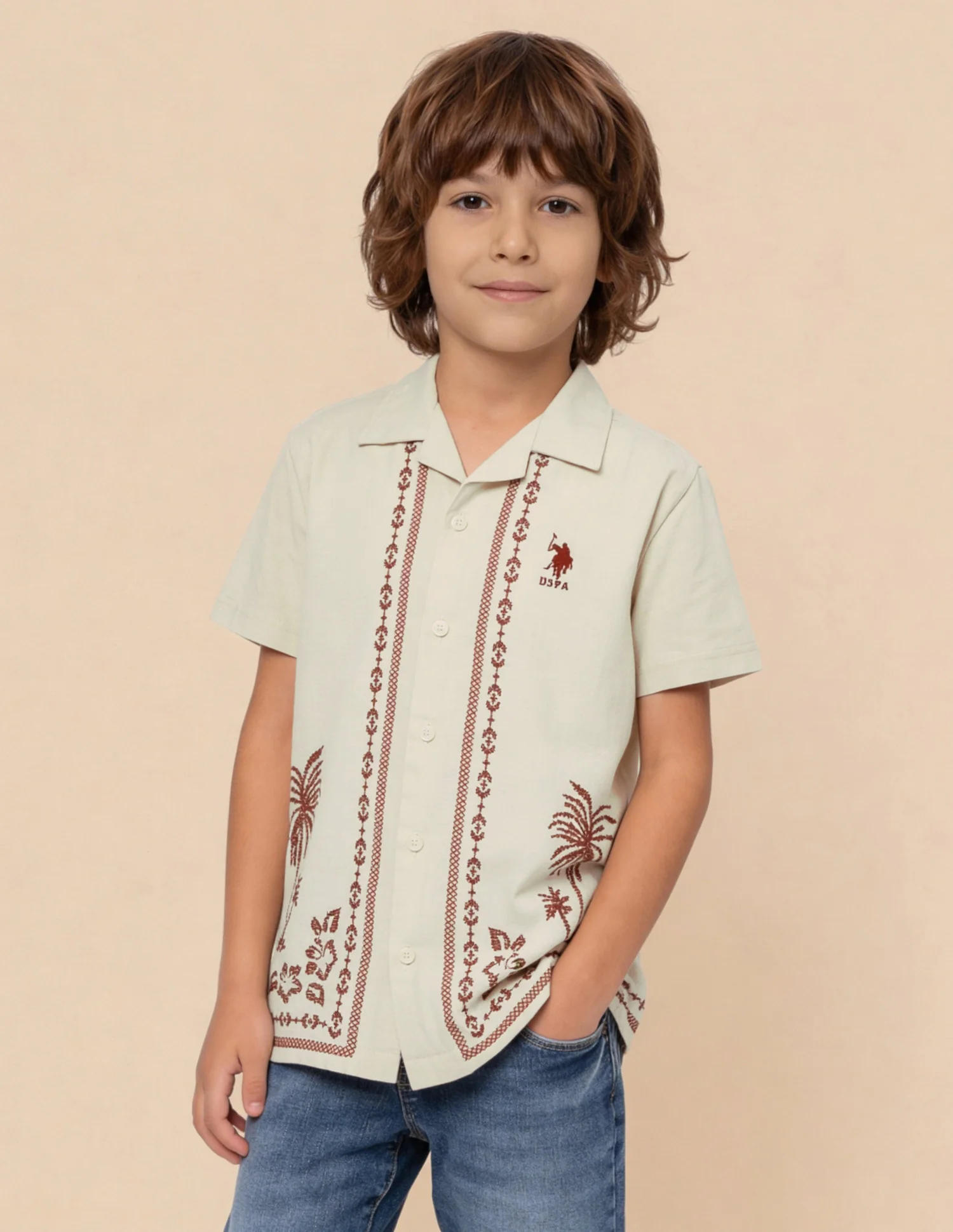 Tropical Printed Regular Fit Shirt - Image 4
