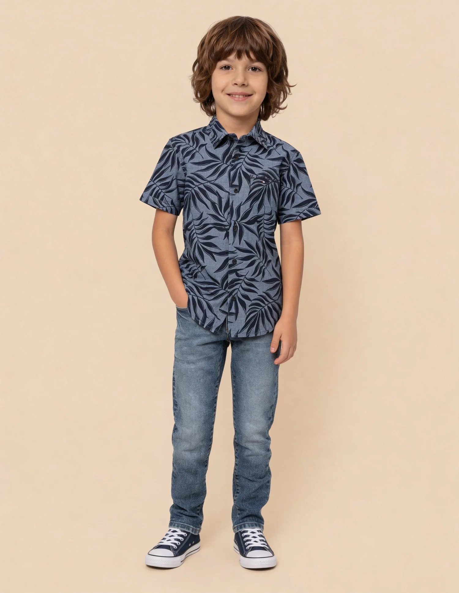 Tropical Printed Regular Fit Shirt - Image 3