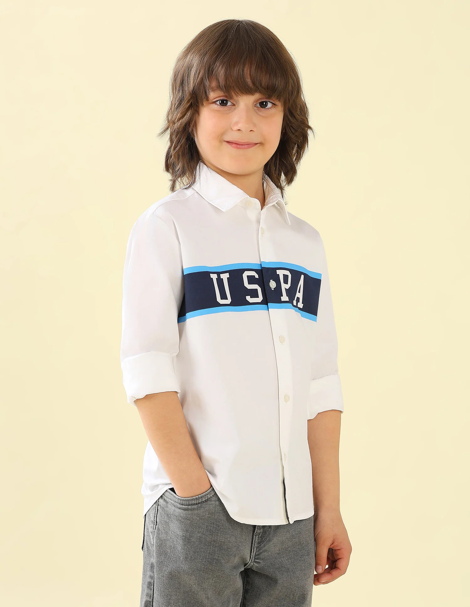 Twill Brand Printed Shirt - Image 4