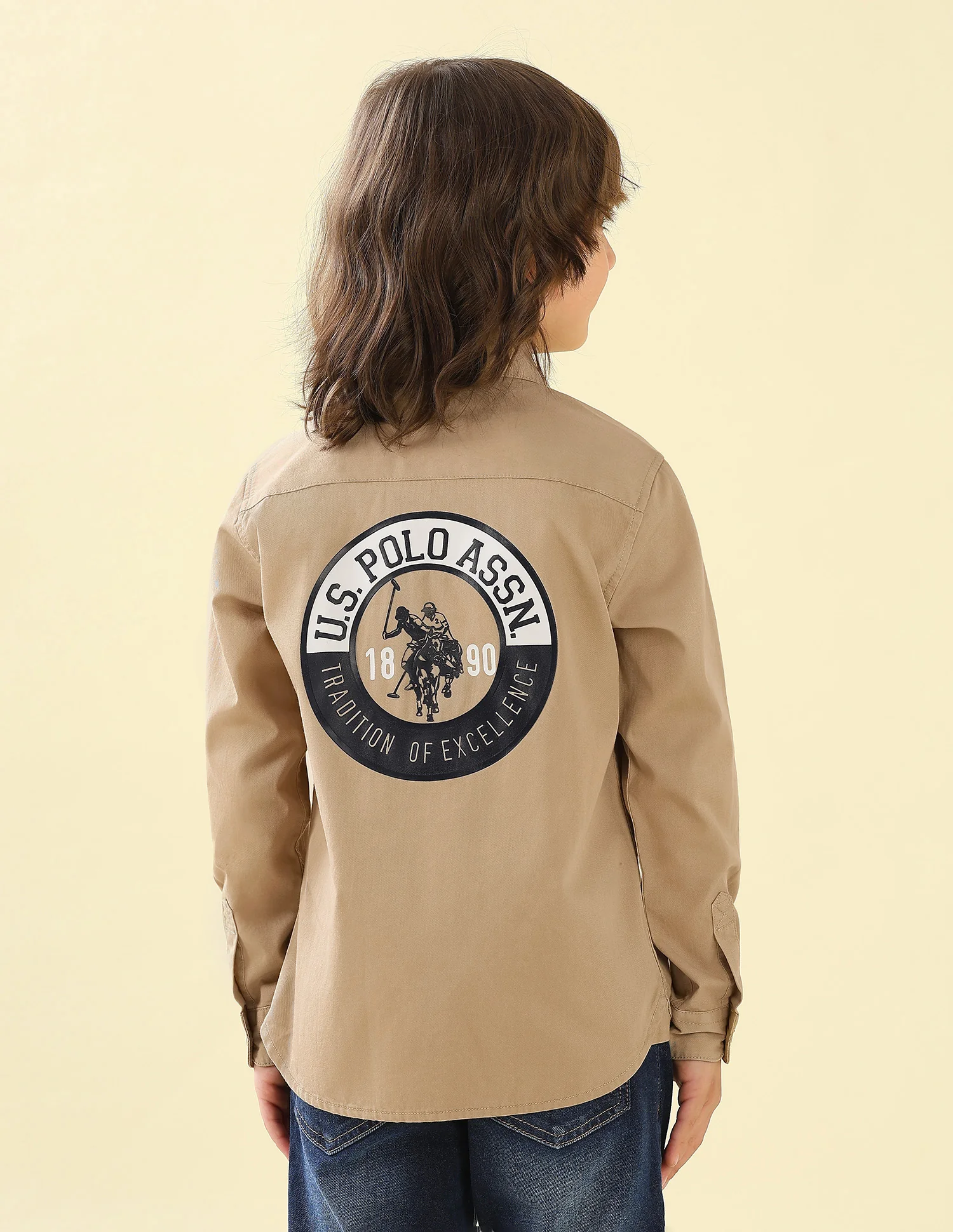 Twill Graphic Brand Printed Shirt - Image 4