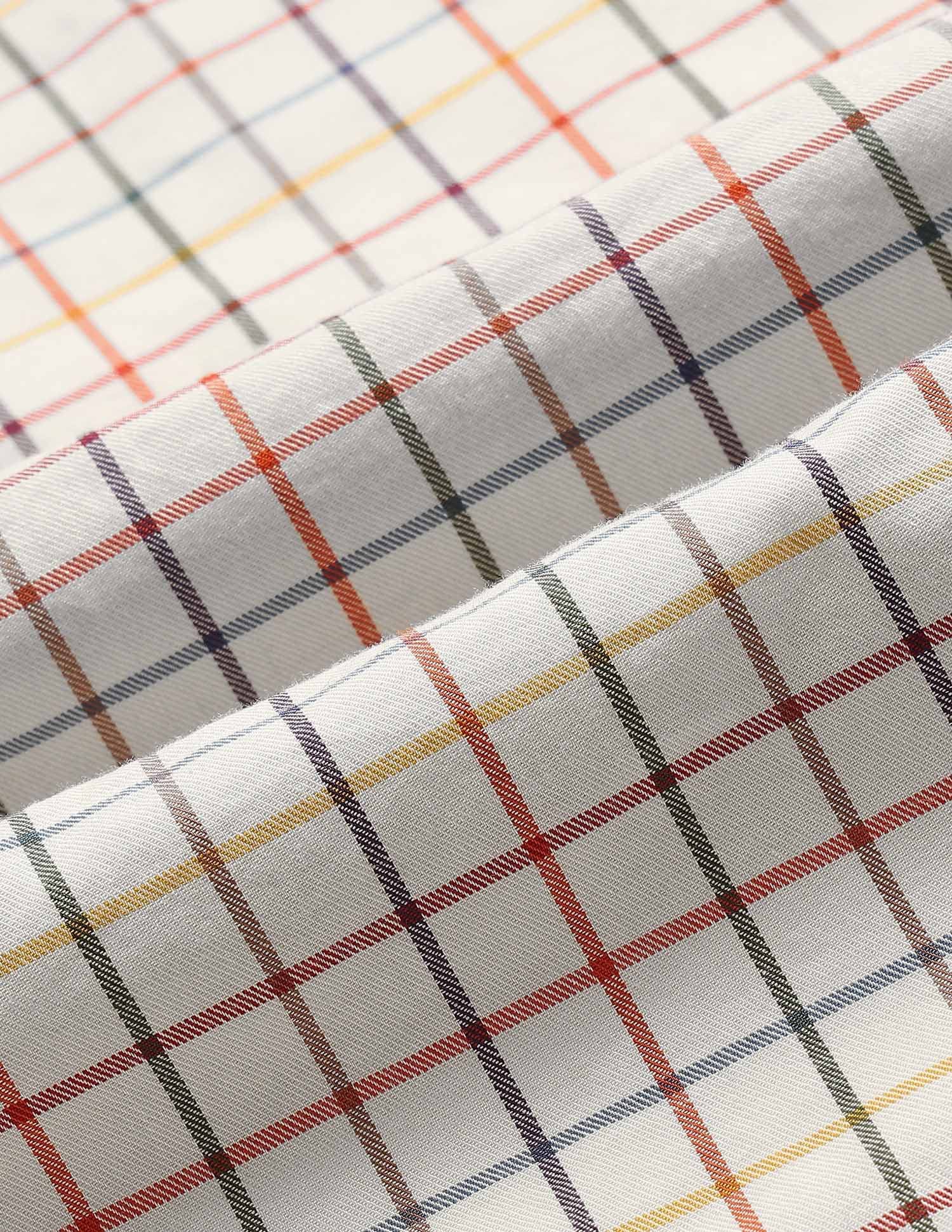Twill Grid Tattersall Checked Shirt - Image 2