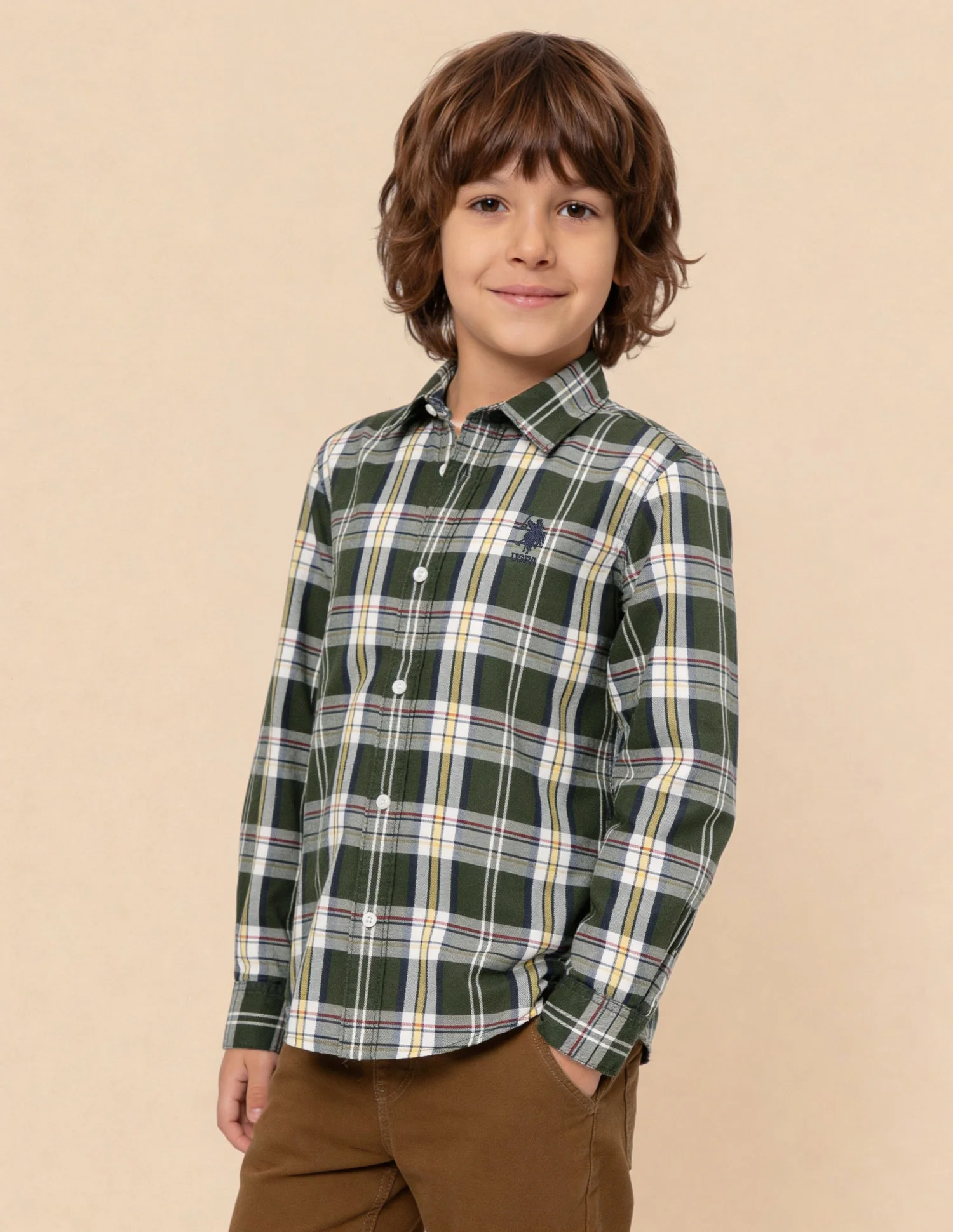 Twill Plaid Checked Shirt - Image 4