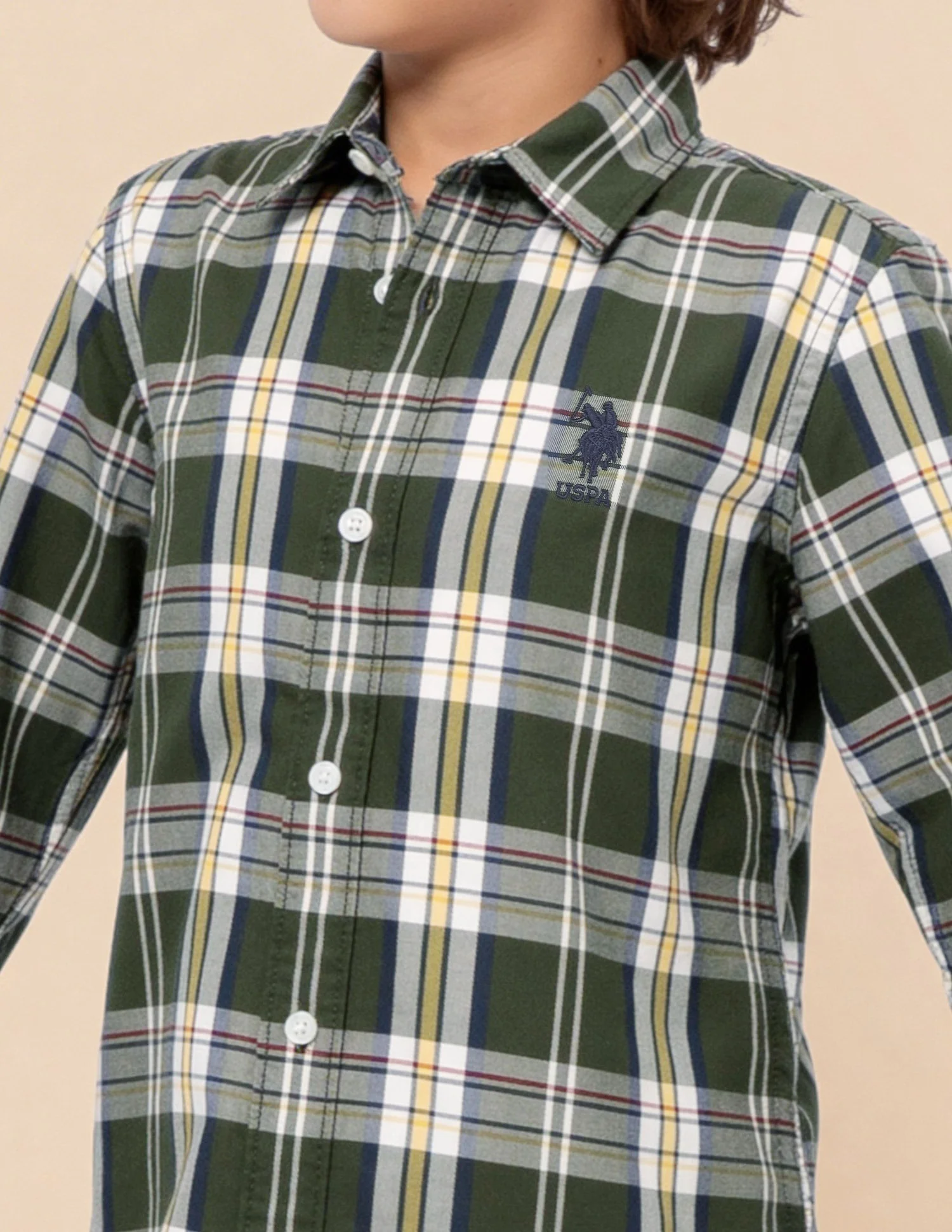 Twill Plaid Checked Shirt - Image 6