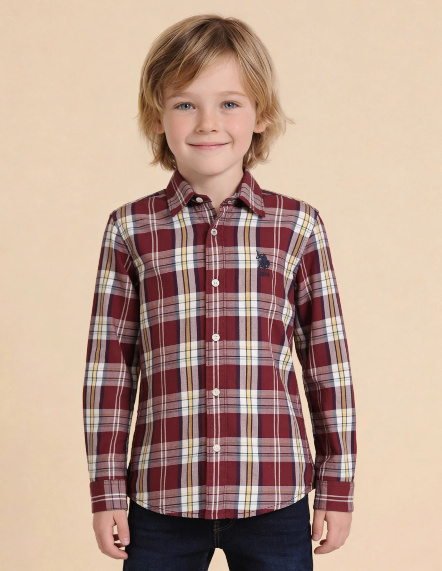 Twill Plaid Checked Shirt - Image 4