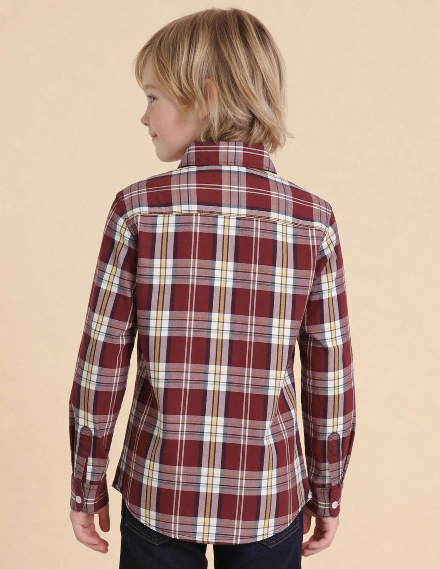 Twill Plaid Checked Shirt - Image 5