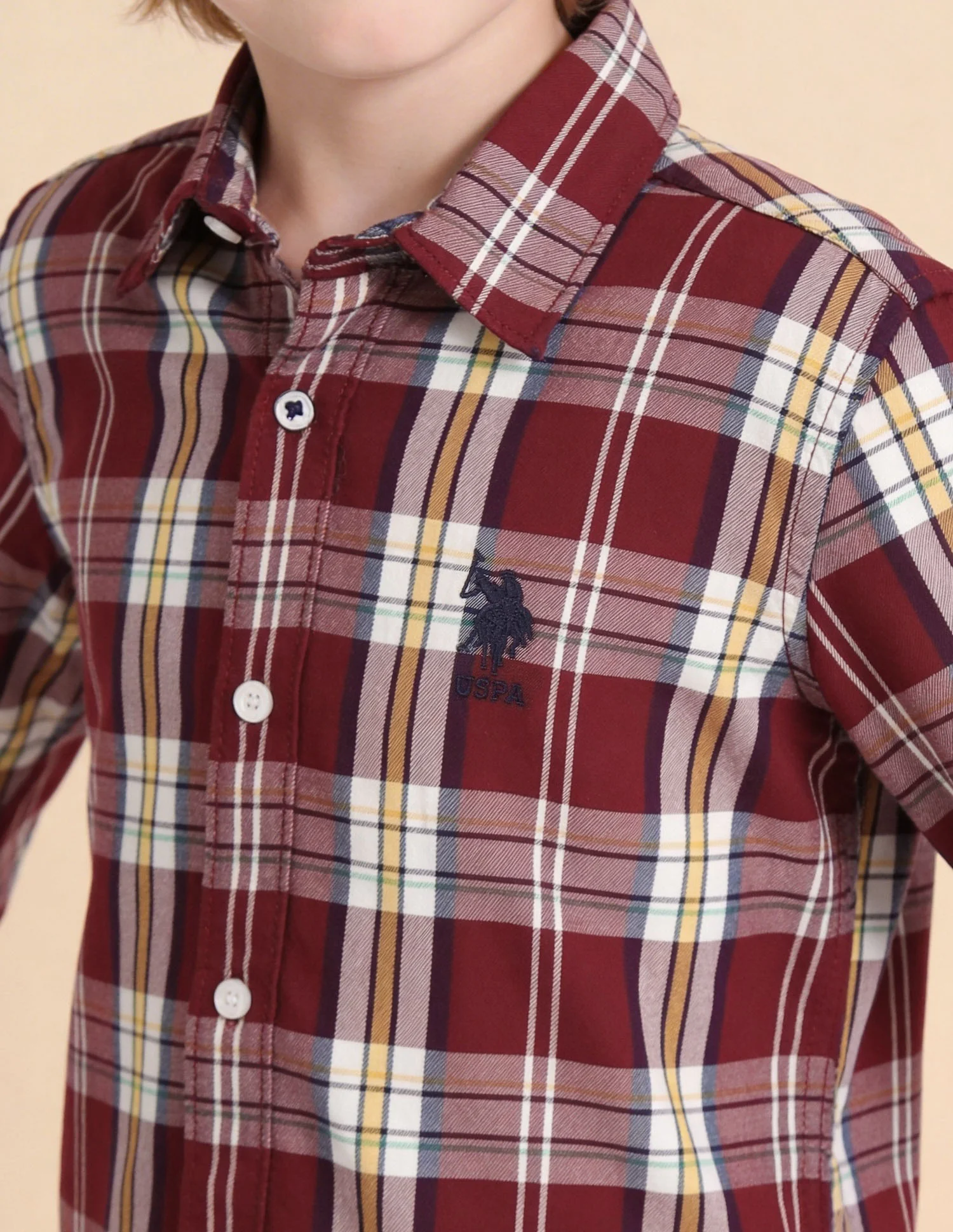 Twill Plaid Checked Shirt - Image 6