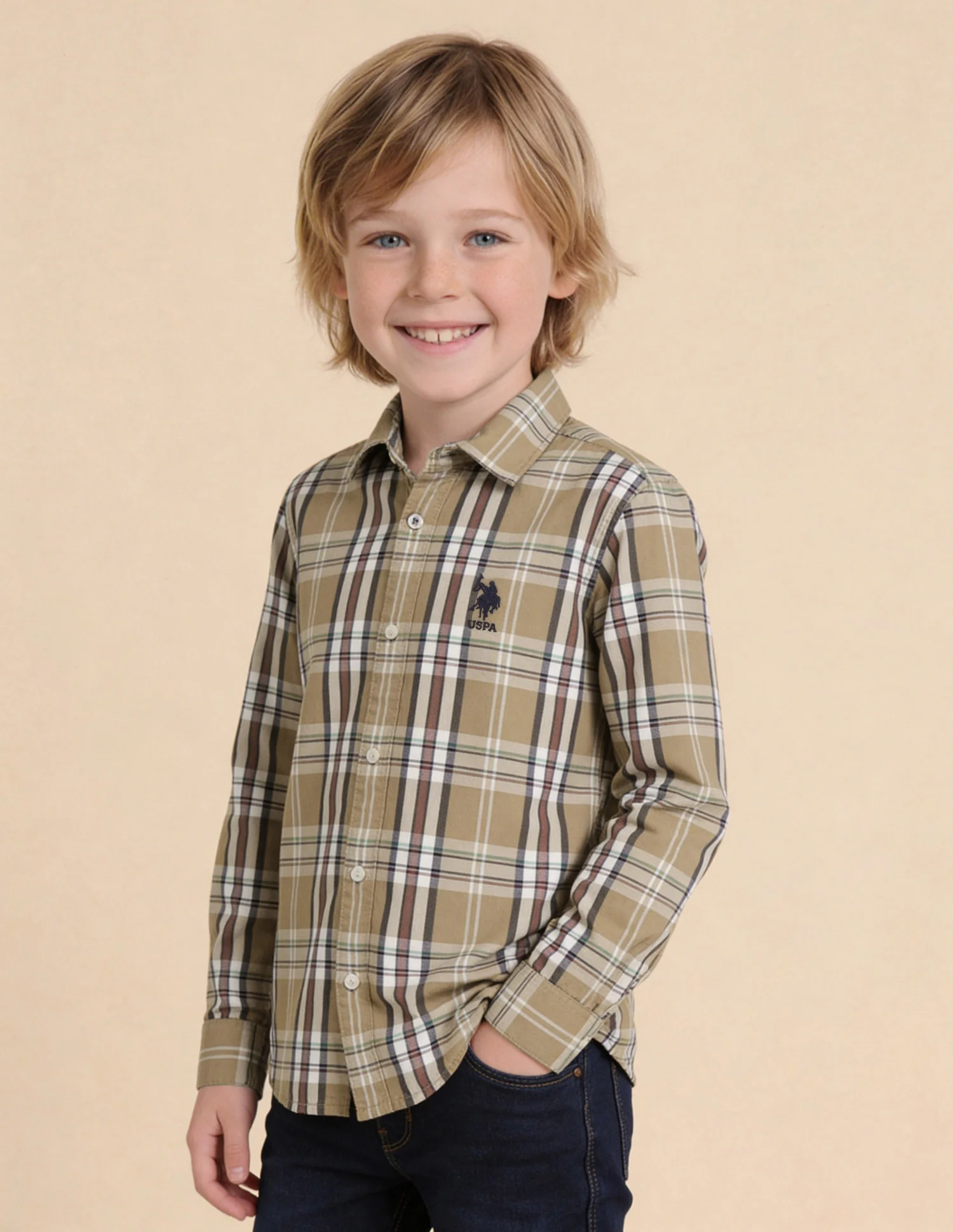 Twill Plaid Checked Shirt - Image 4