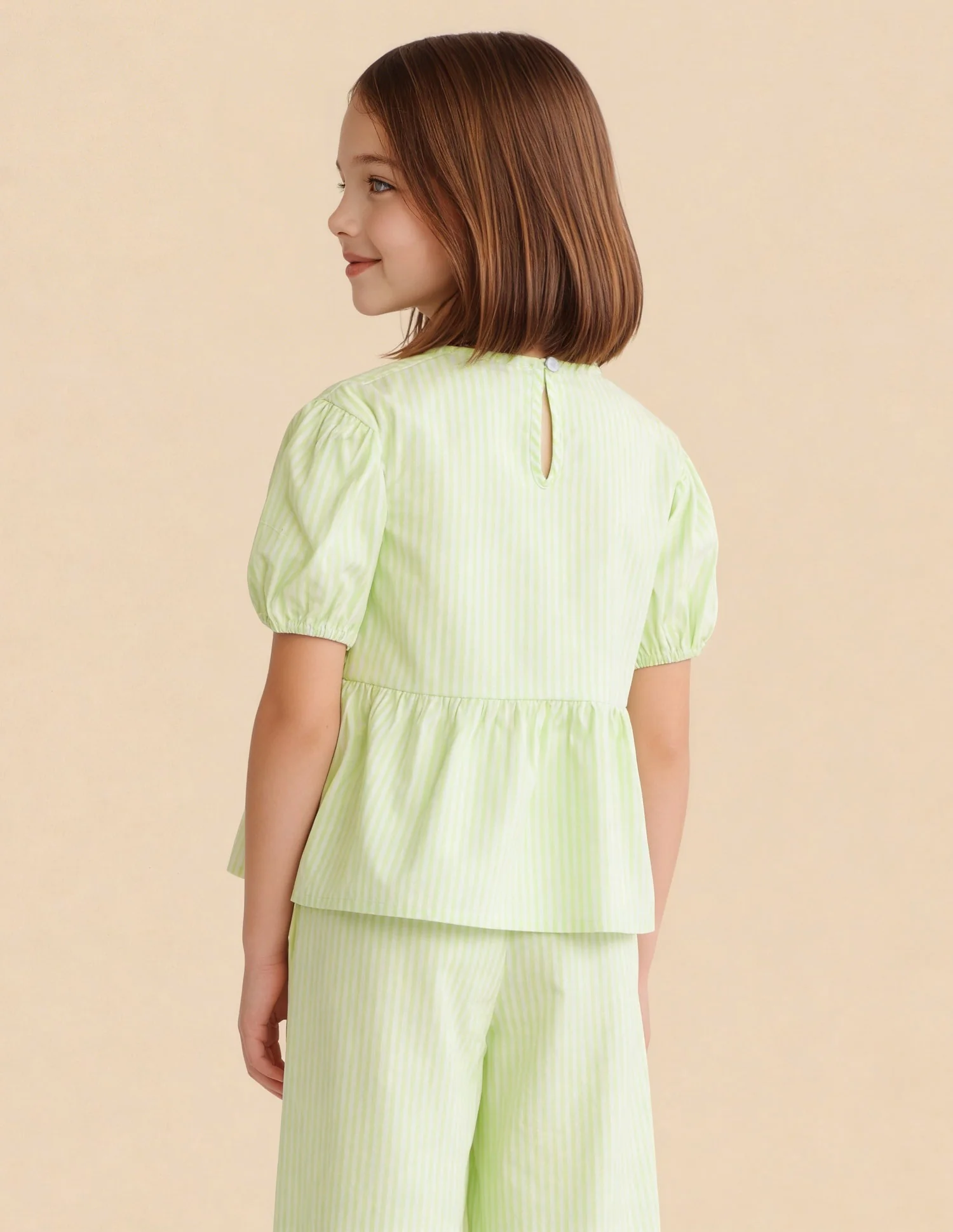 Vertical Striped Bow Top - Image 5