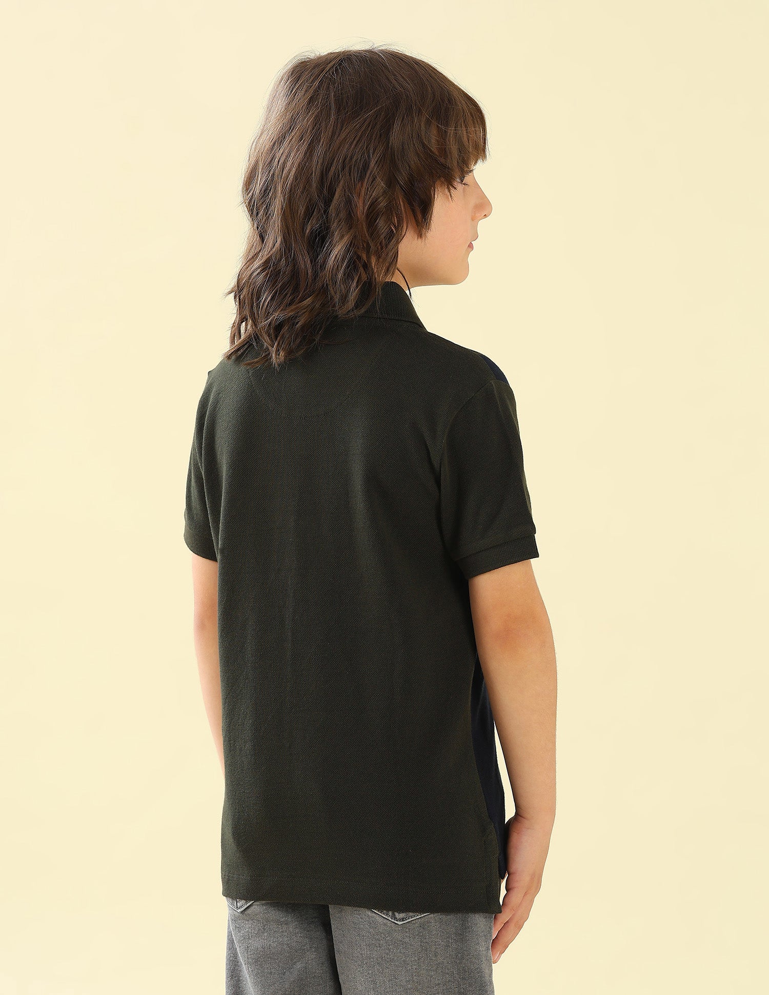 Vertical Striped Regular Fit Polo Shirt - Image 5