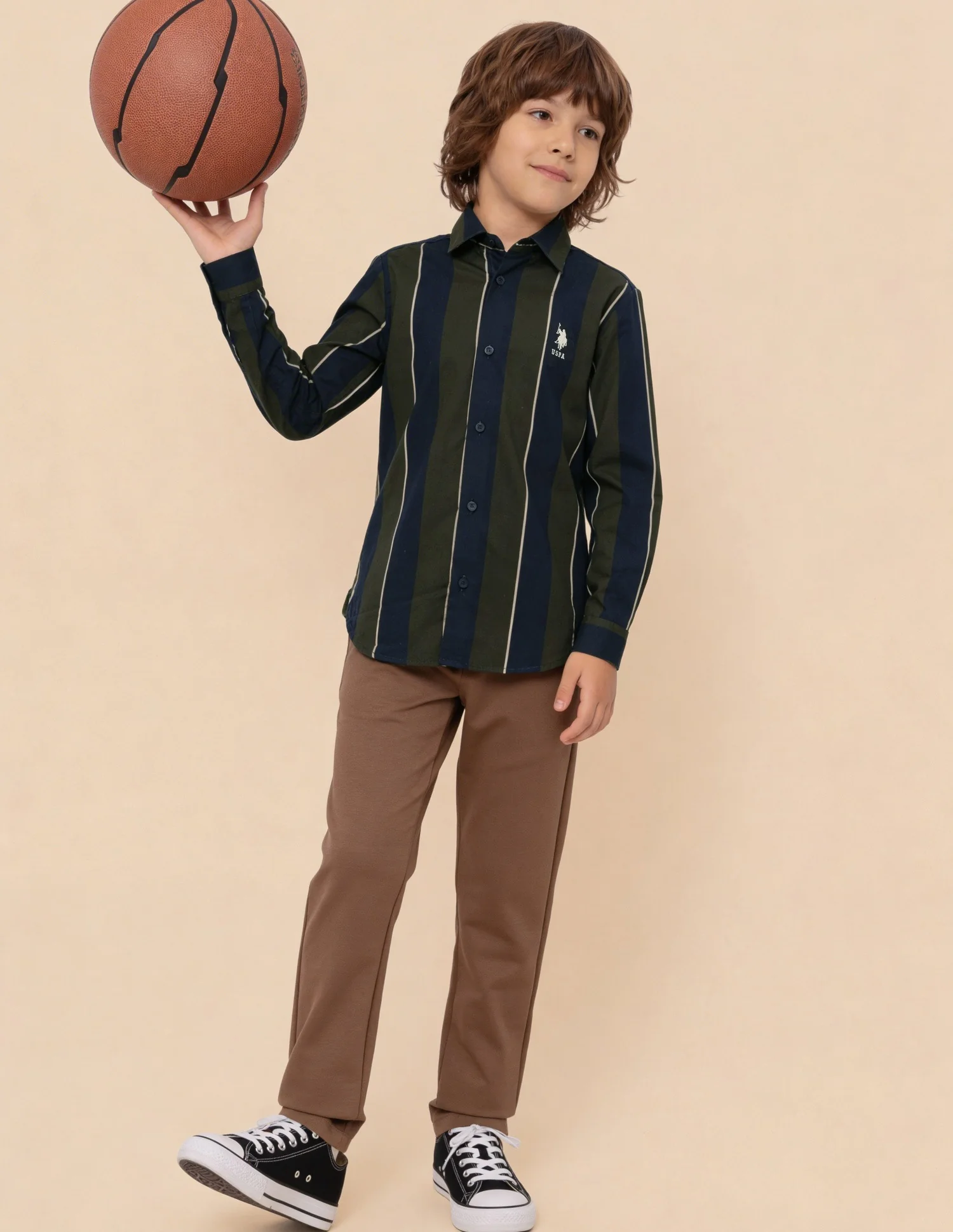 Vertical Striped Regular Fit Shirt