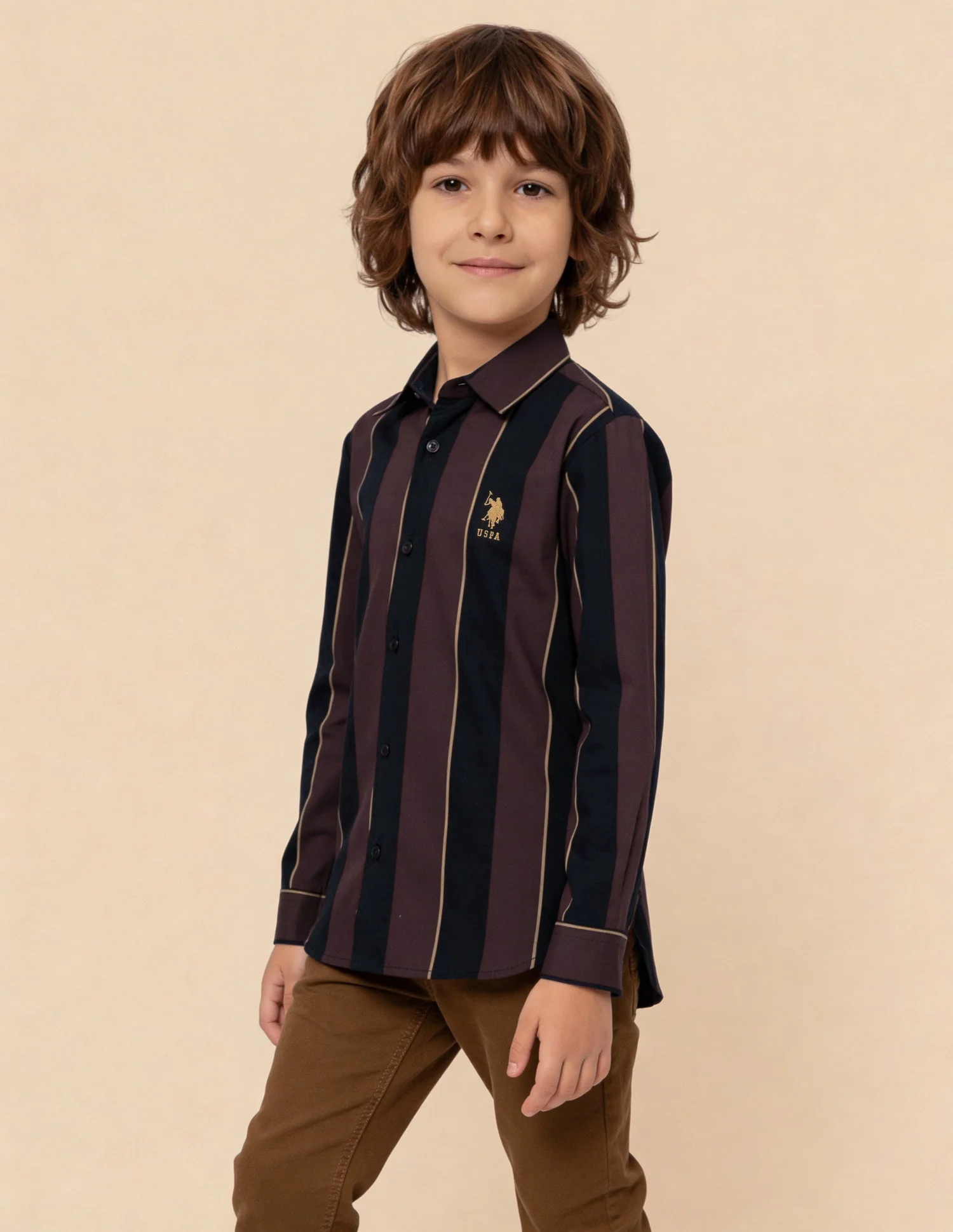 Vertical Striped Regular Fit Shirt - Image 4