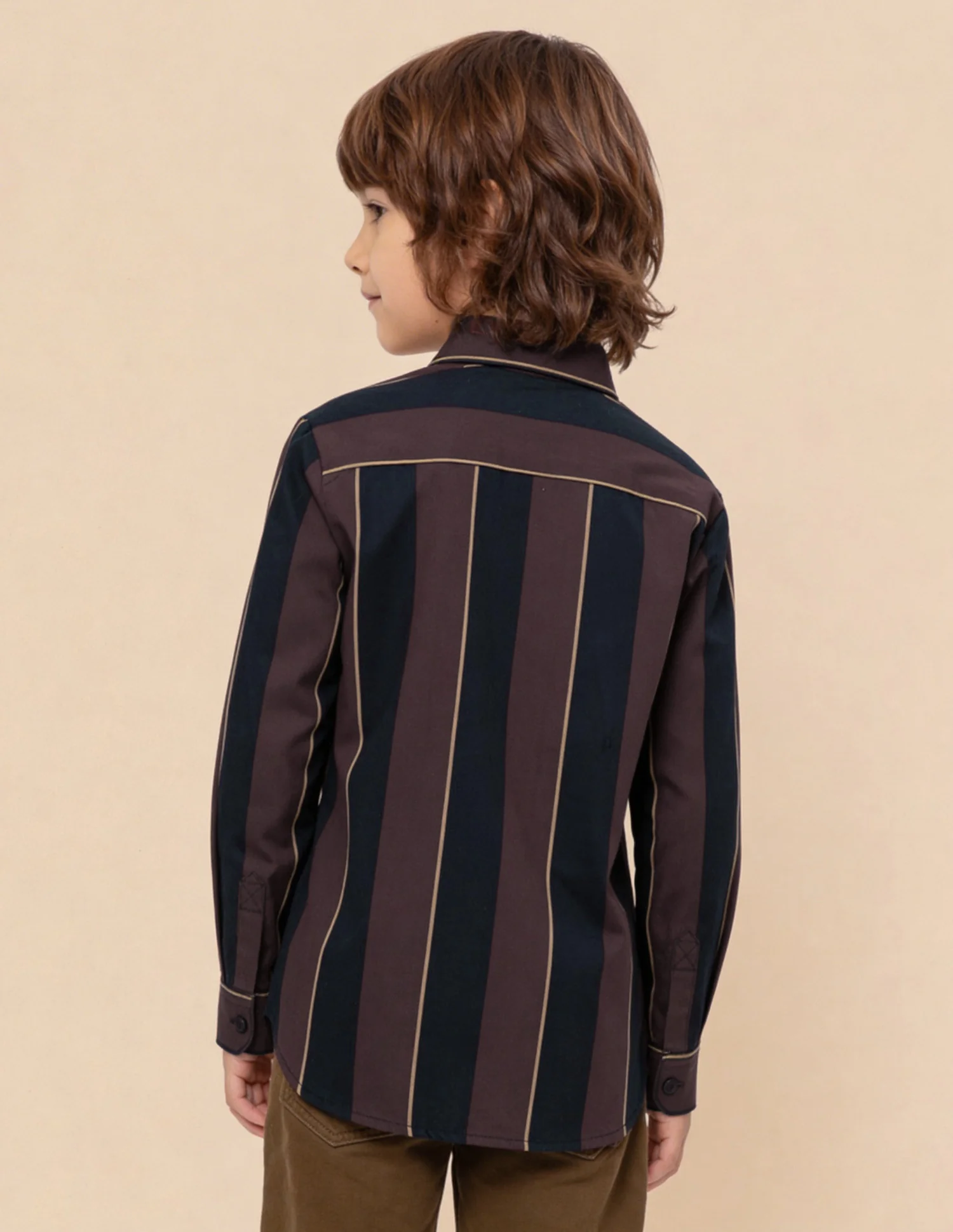 Vertical Striped Regular Fit Shirt - Image 5
