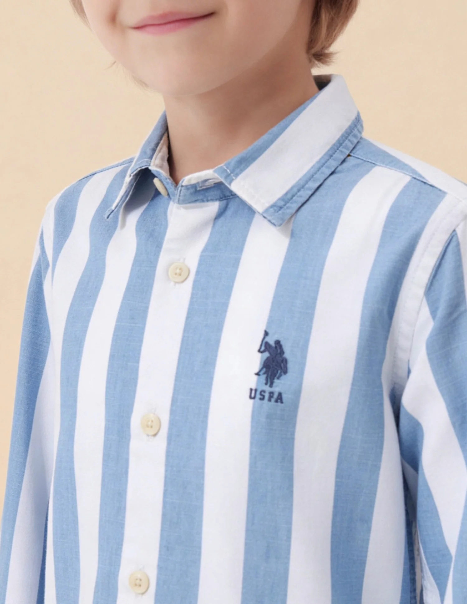 Vertical Striped Regular Fit Shirt - Image 6