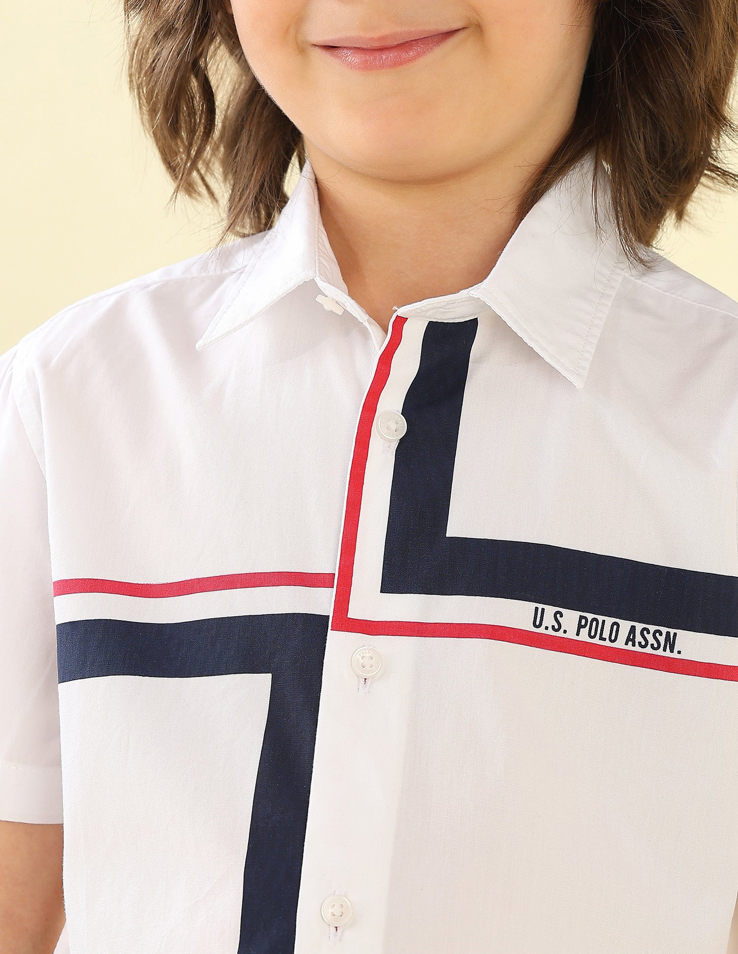 Vertical Striped Regular Fit Shirt - Image 7