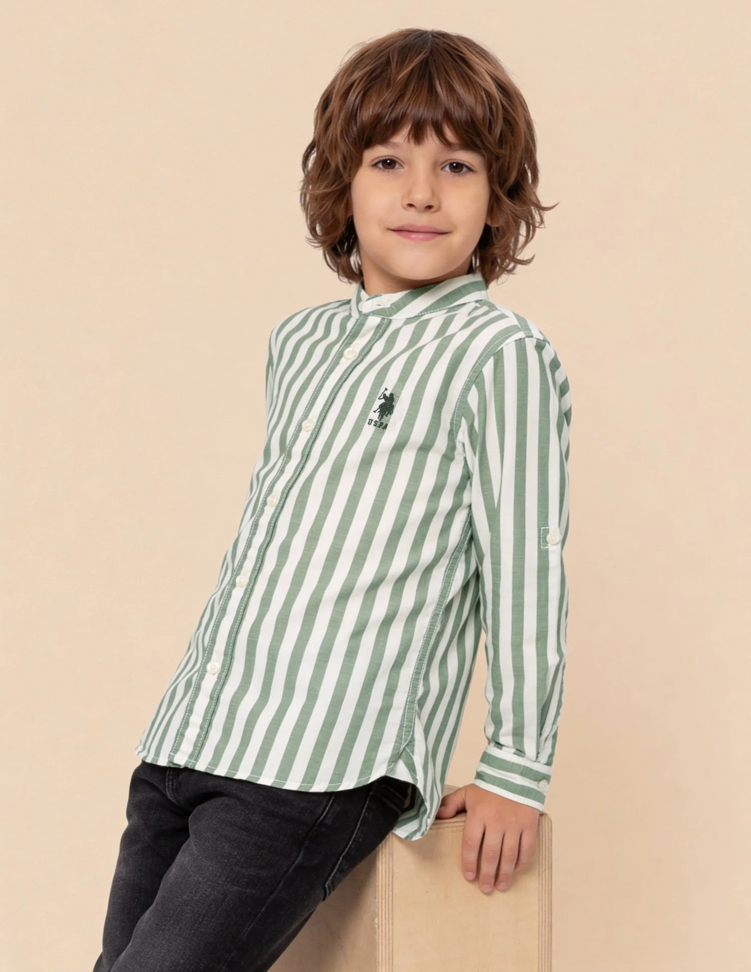 Vertical Striped Regular Fit Shirt