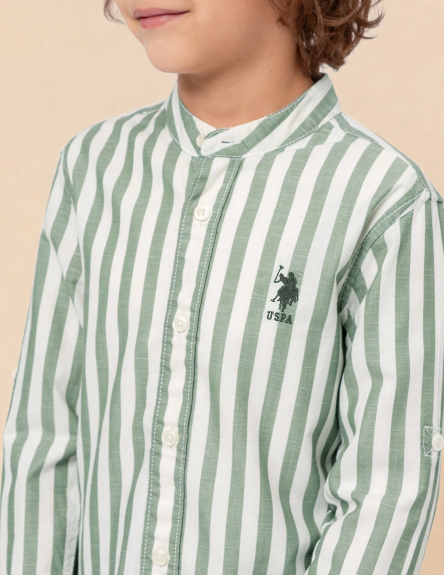 Vertical Striped Regular Fit Shirt - Image 6