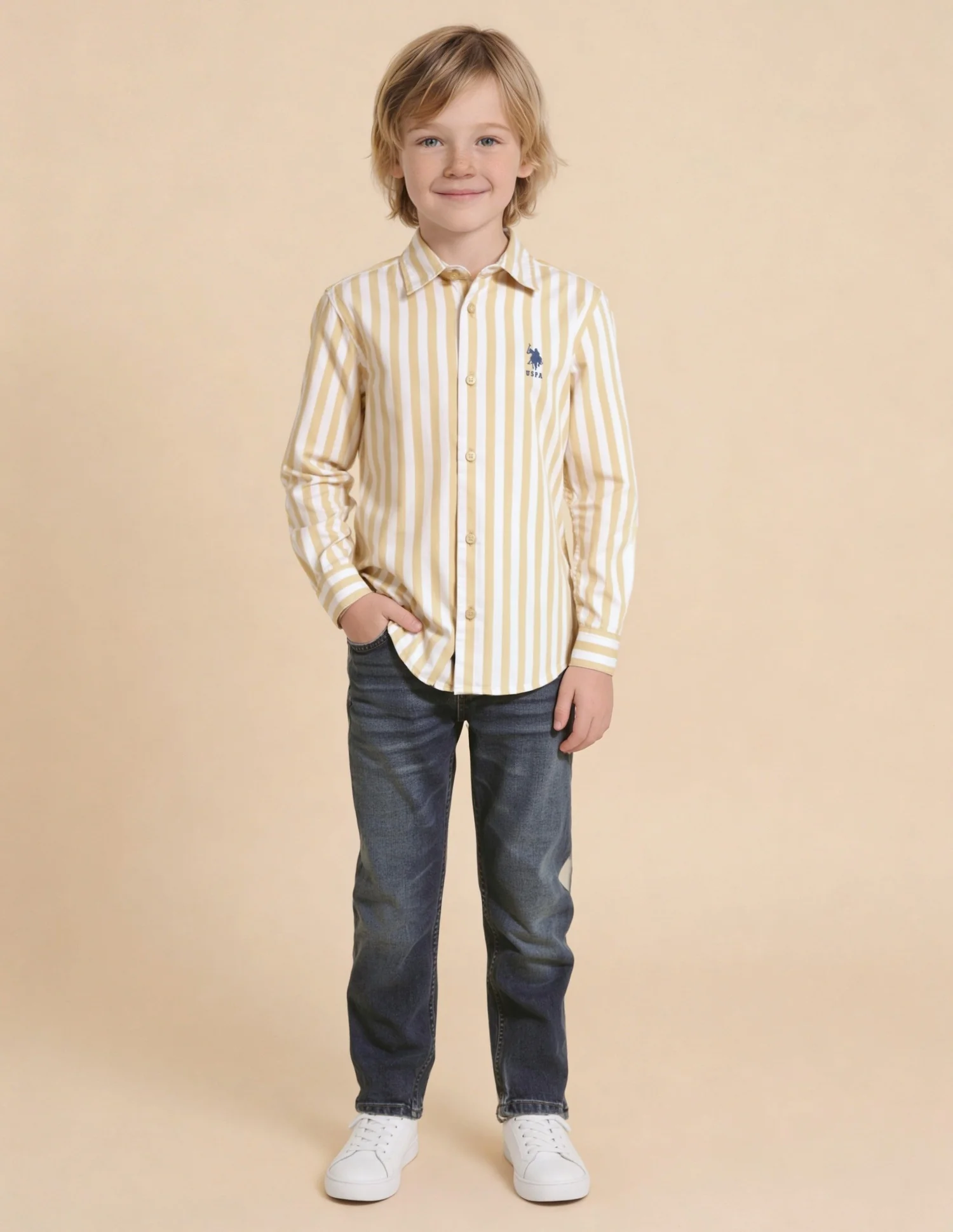 Vertical Striped Regular Fit Shirt - Image 3