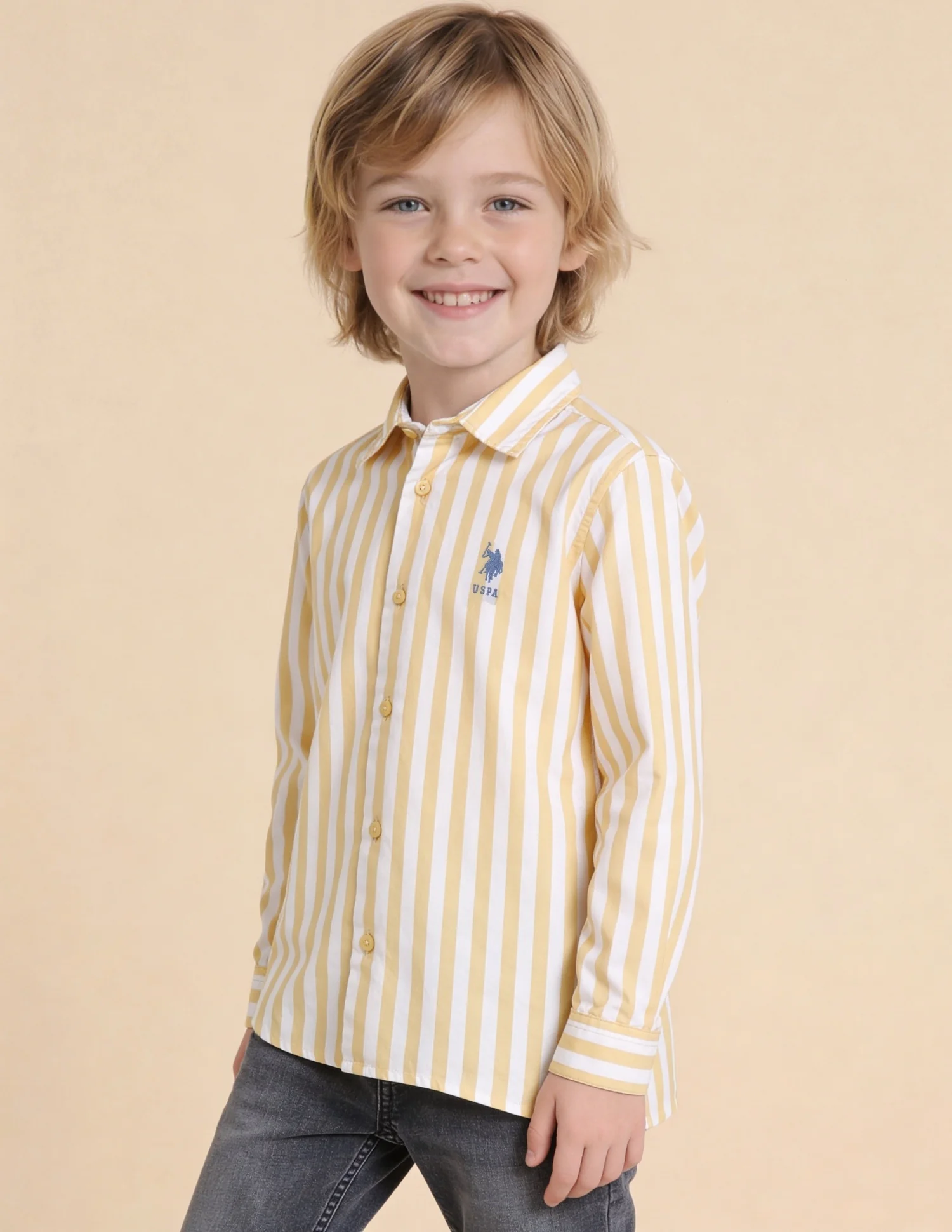 Vertical Striped Regular Fit Shirt - Image 4
