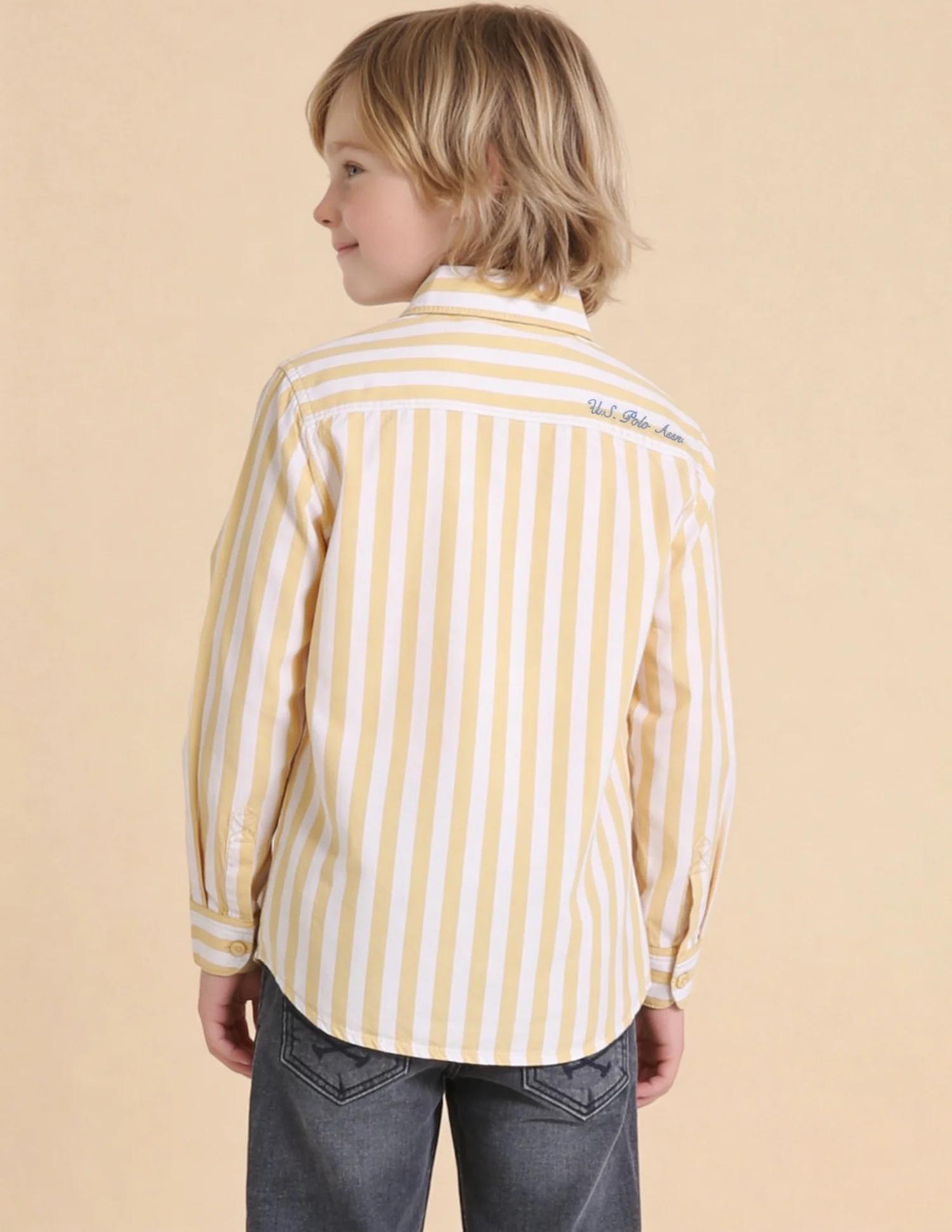 Vertical Striped Regular Fit Shirt - Image 5