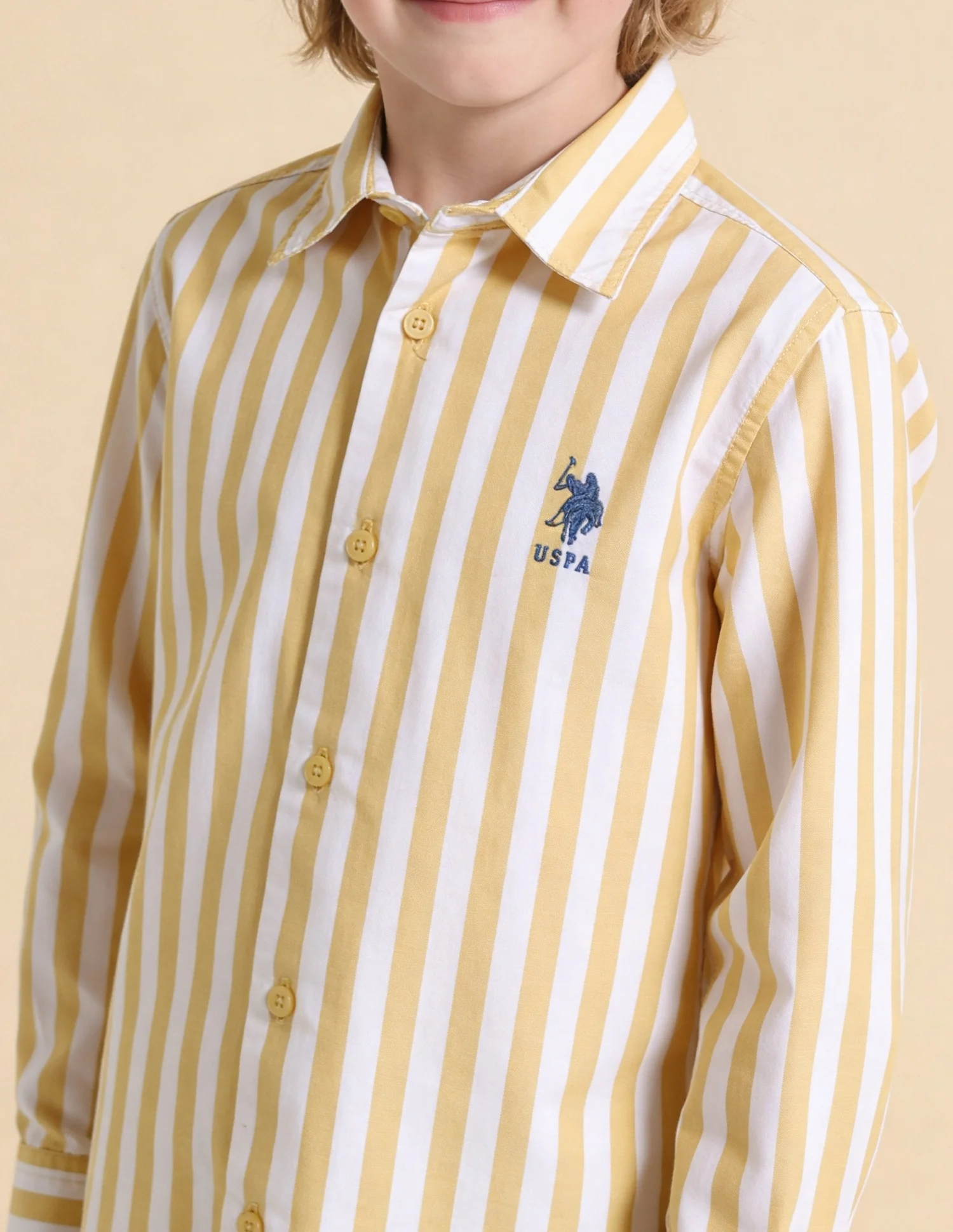 Vertical Striped Regular Fit Shirt - Image 6