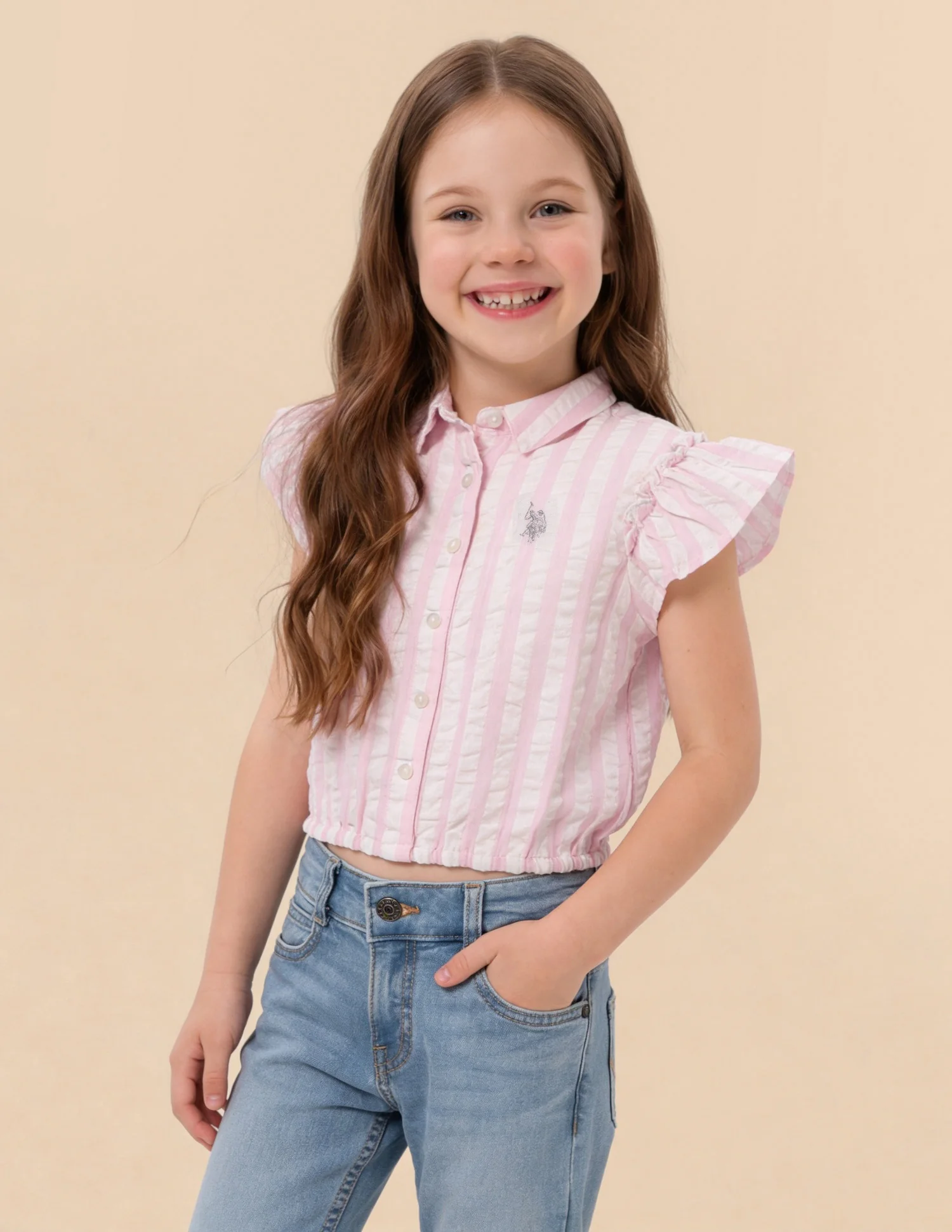 Vertical Striped Regular Fit Top - Image 4
