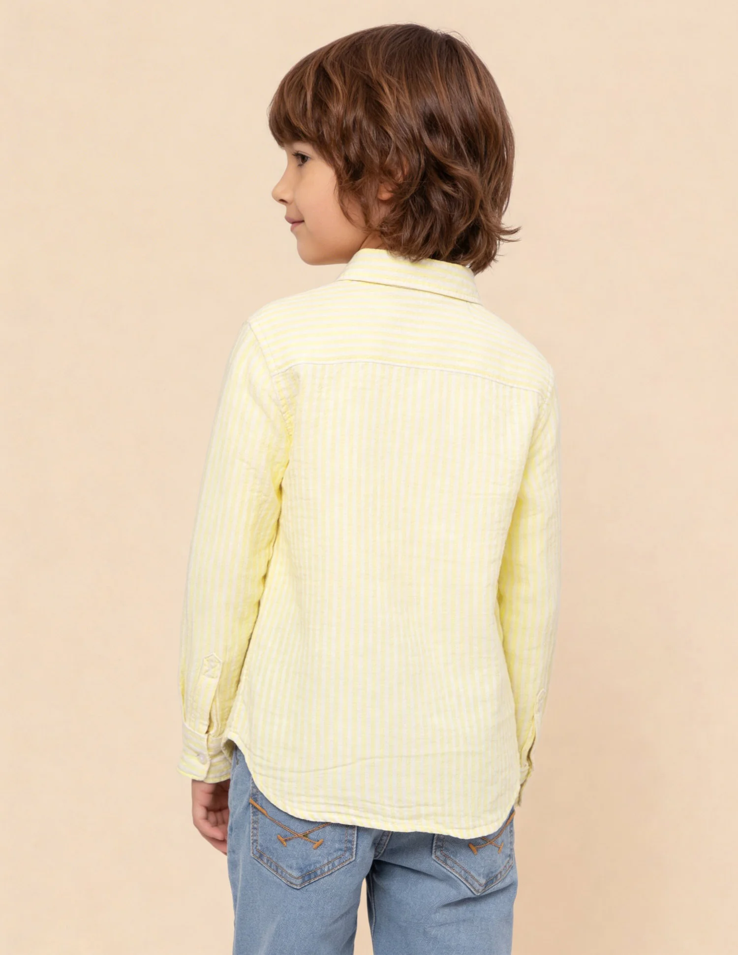 Vertical Striped Seersucker Shirt - Image 5