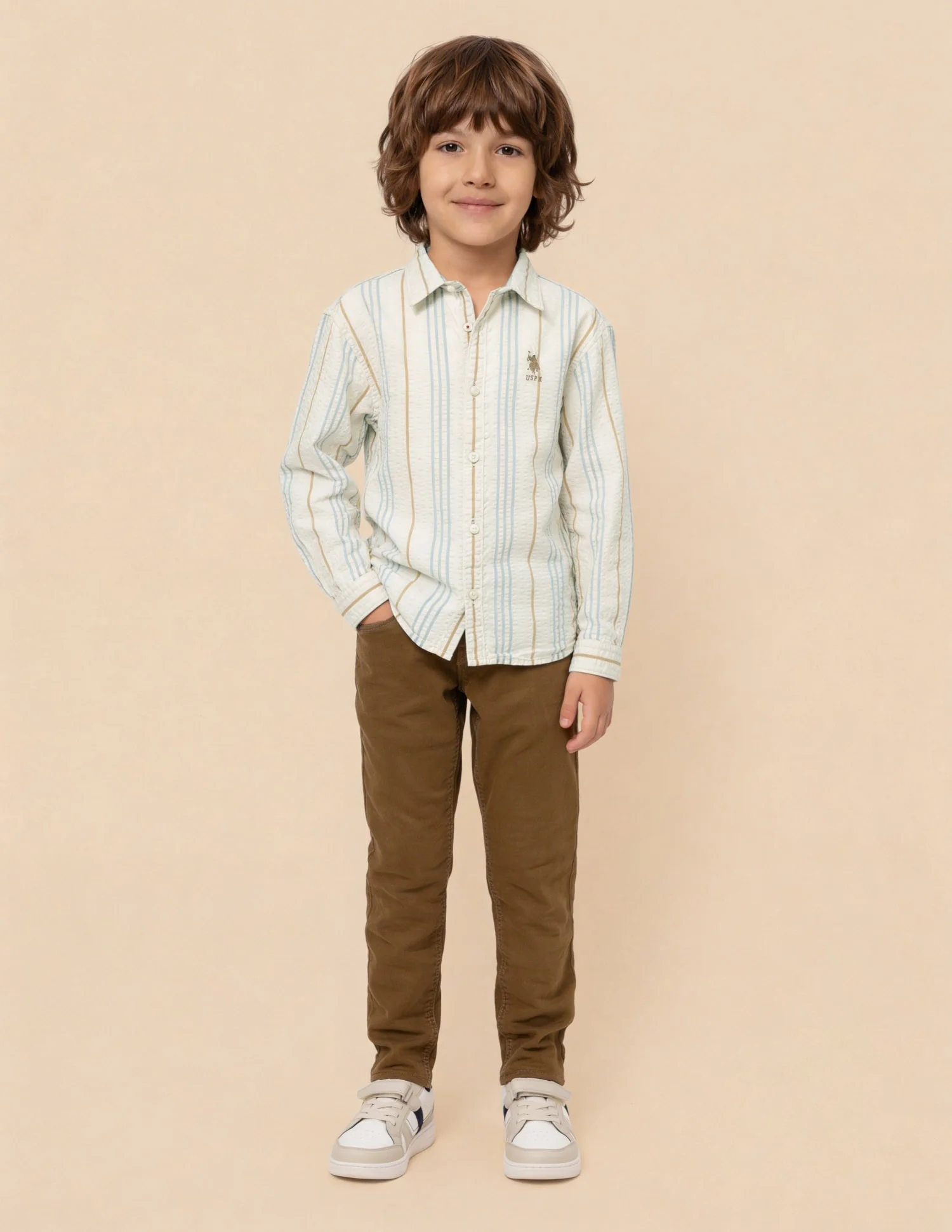 Vertical Striped Seersucker Shirt - Image 3