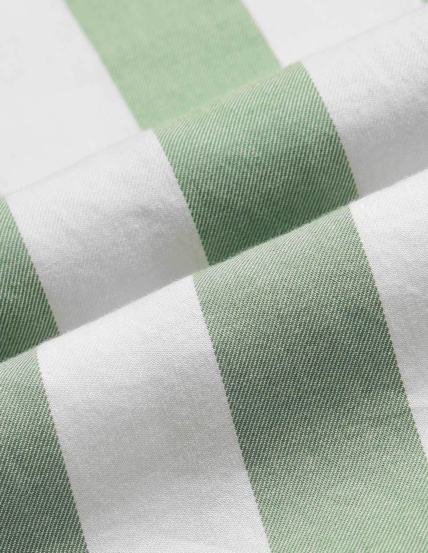 Vertical Striped Twill Shirt - Image 2