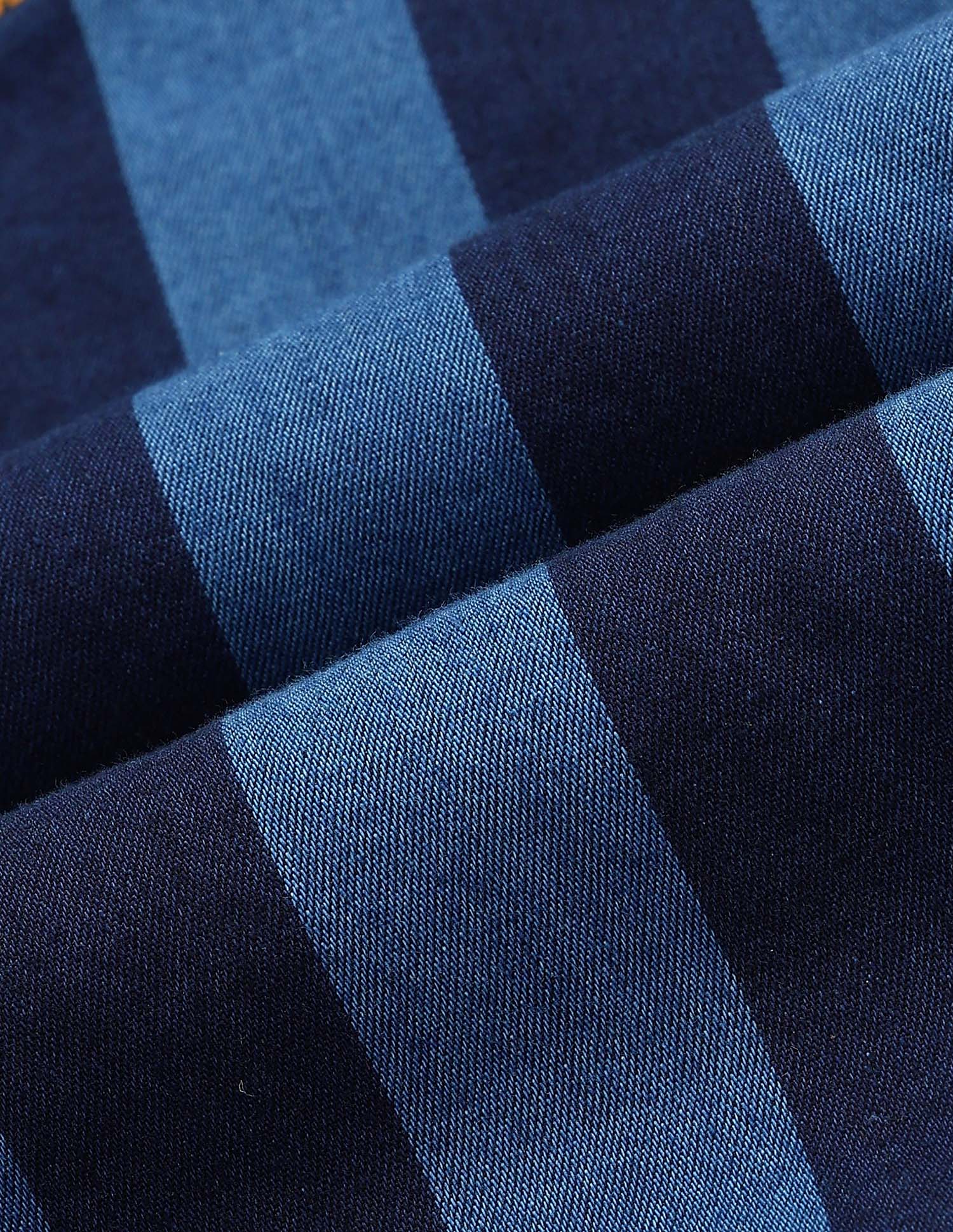 Vertical Striped Twill Weave Shirt - Image 2