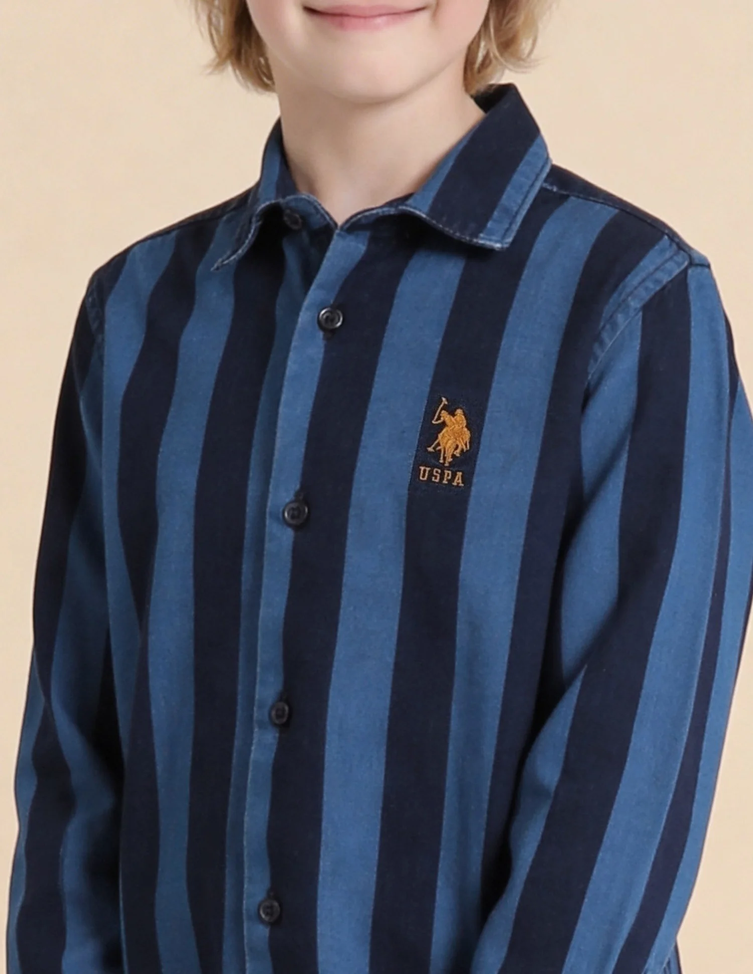 Vertical Striped Twill Weave Shirt - Image 6