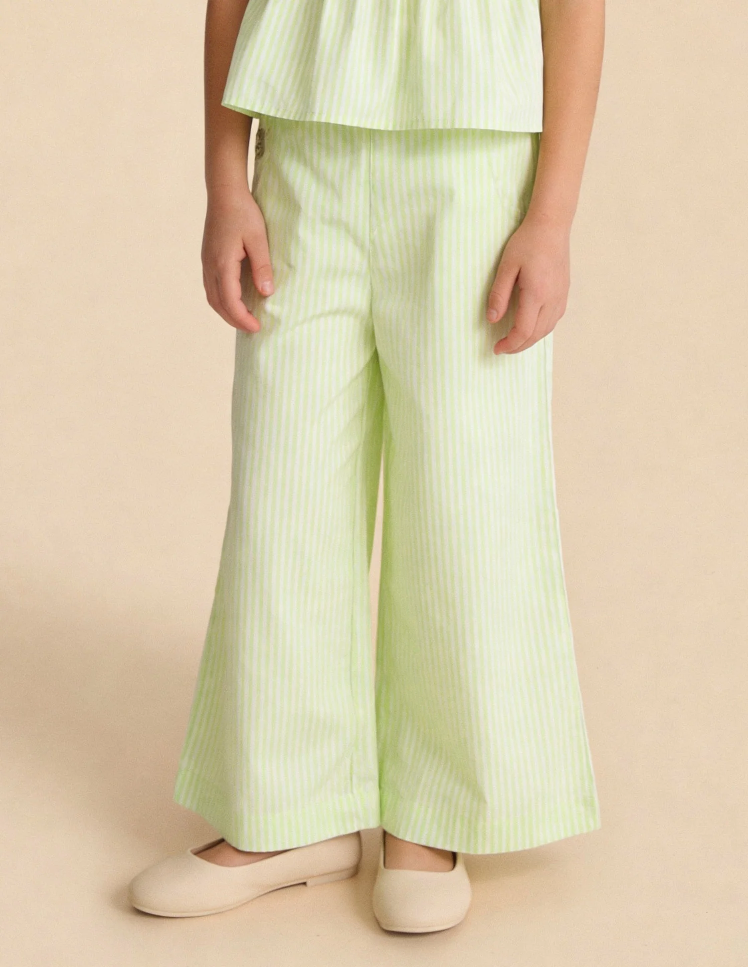 Vertical Striped Wide Leg Trousers - Image 3
