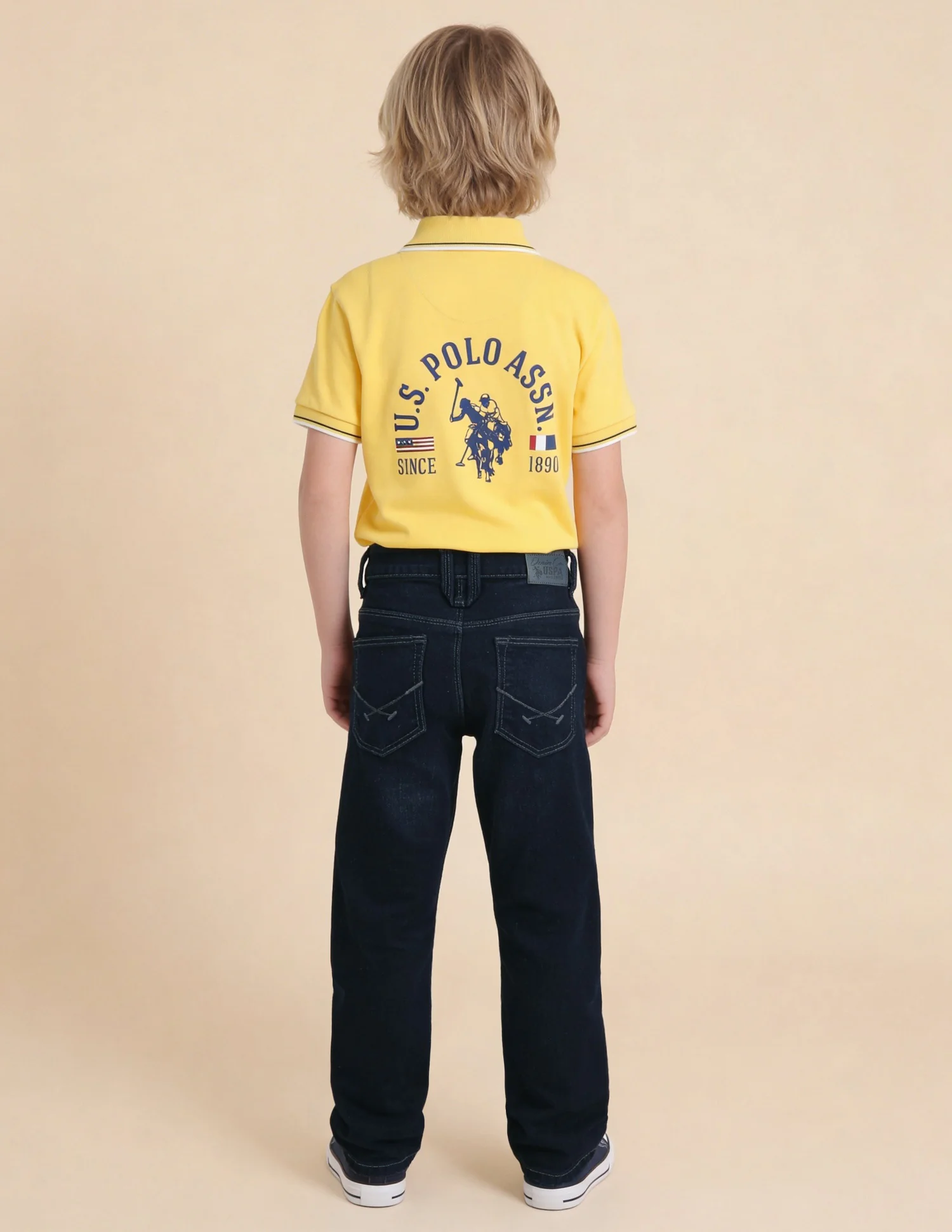 Whiskered Relaxed Fit Jeans - Image 4