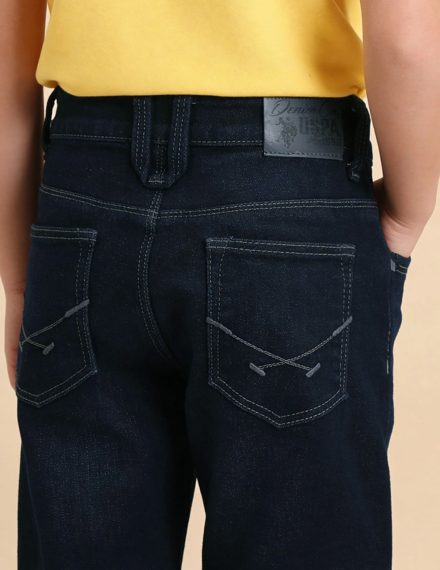 Whiskered Relaxed Fit Jeans - Image 5