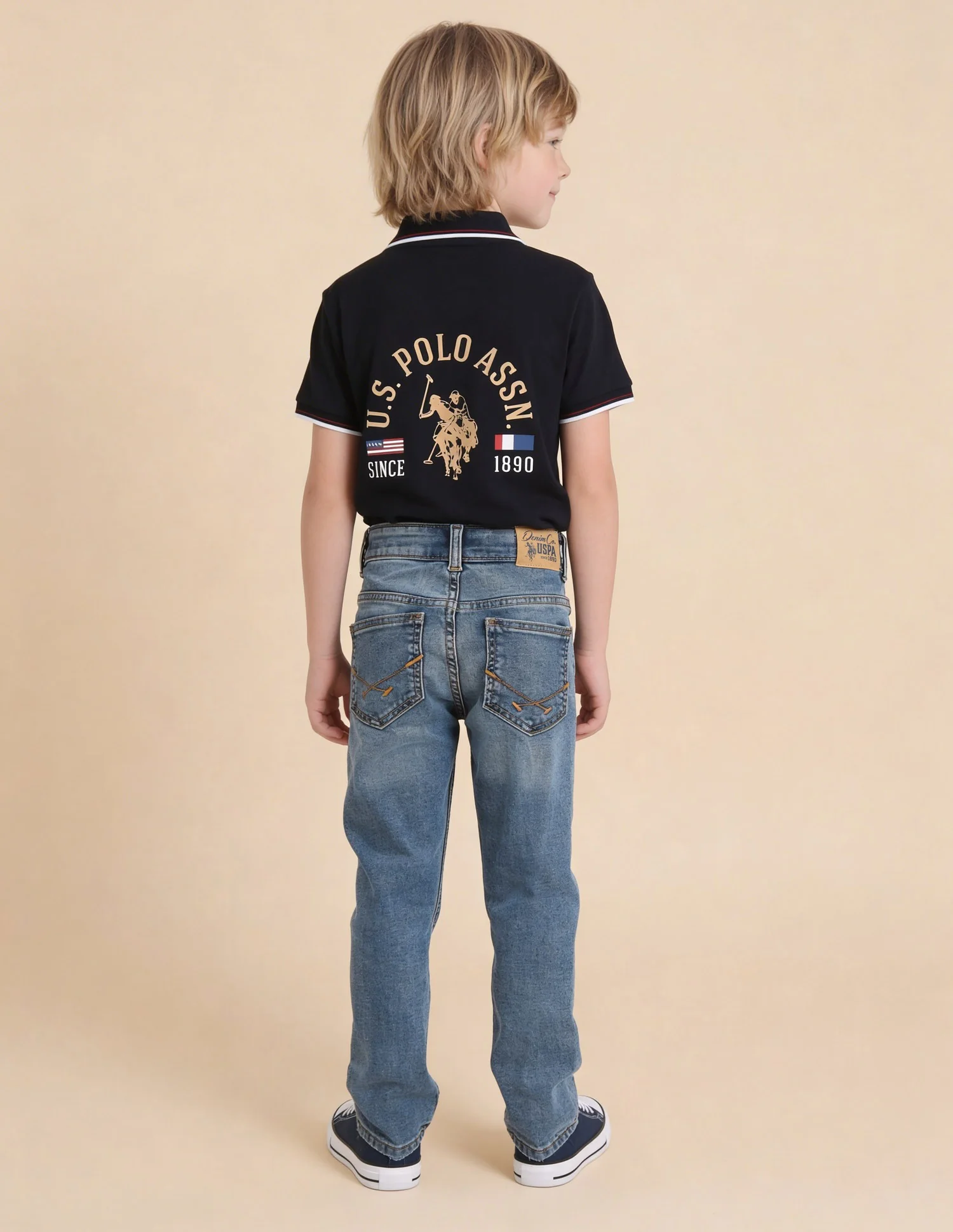 Whiskered Slim Fit Jeans - Image 4
