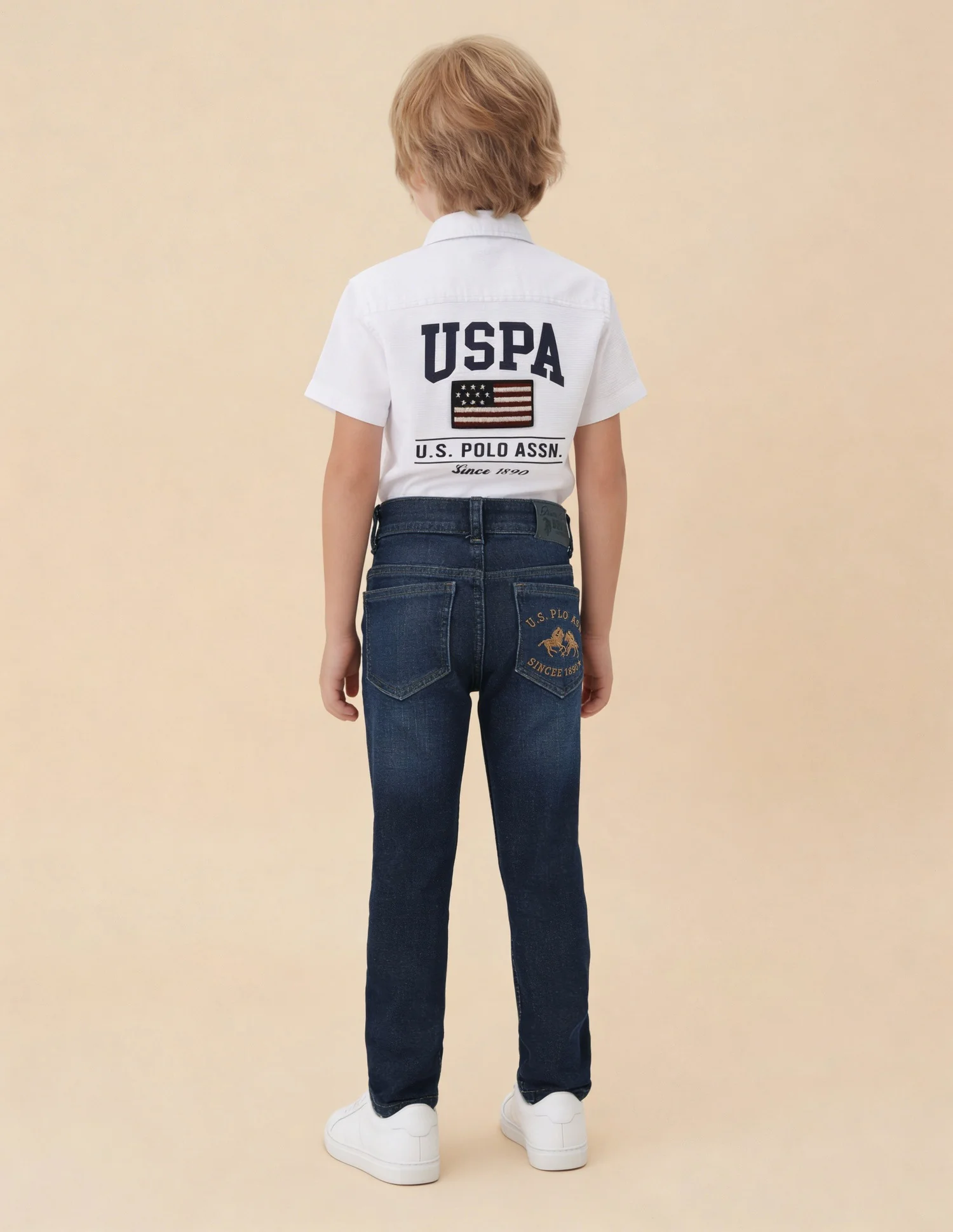 Whiskered Slim Fit Jeans - Image 4