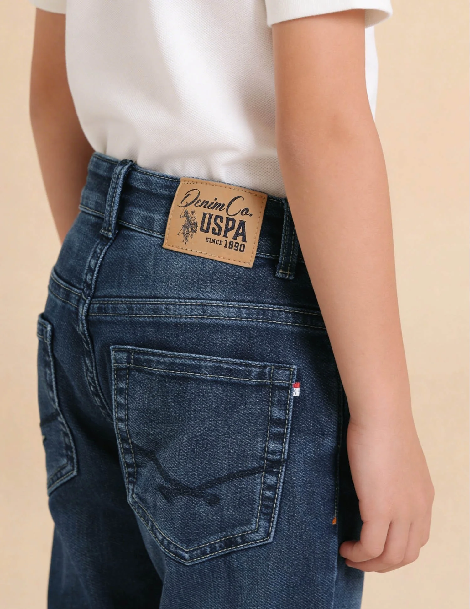 Whiskered Slim Fit Jeans - Image 5