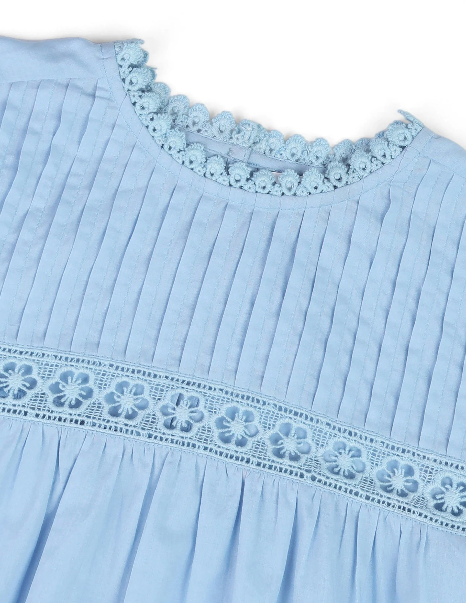 Lace Detail Cotton Top - Image 2