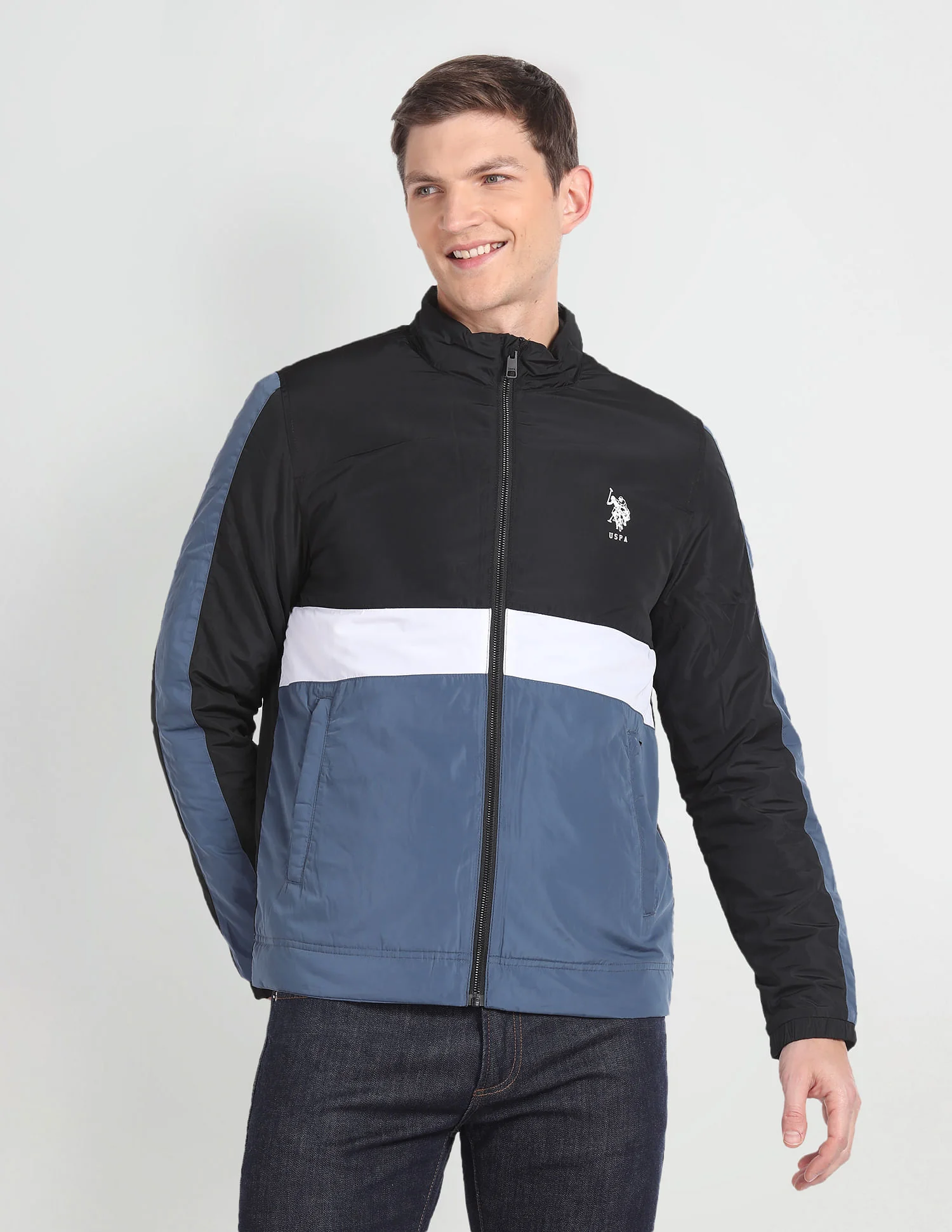 Lightweight Colour Block Jacket - Image 6