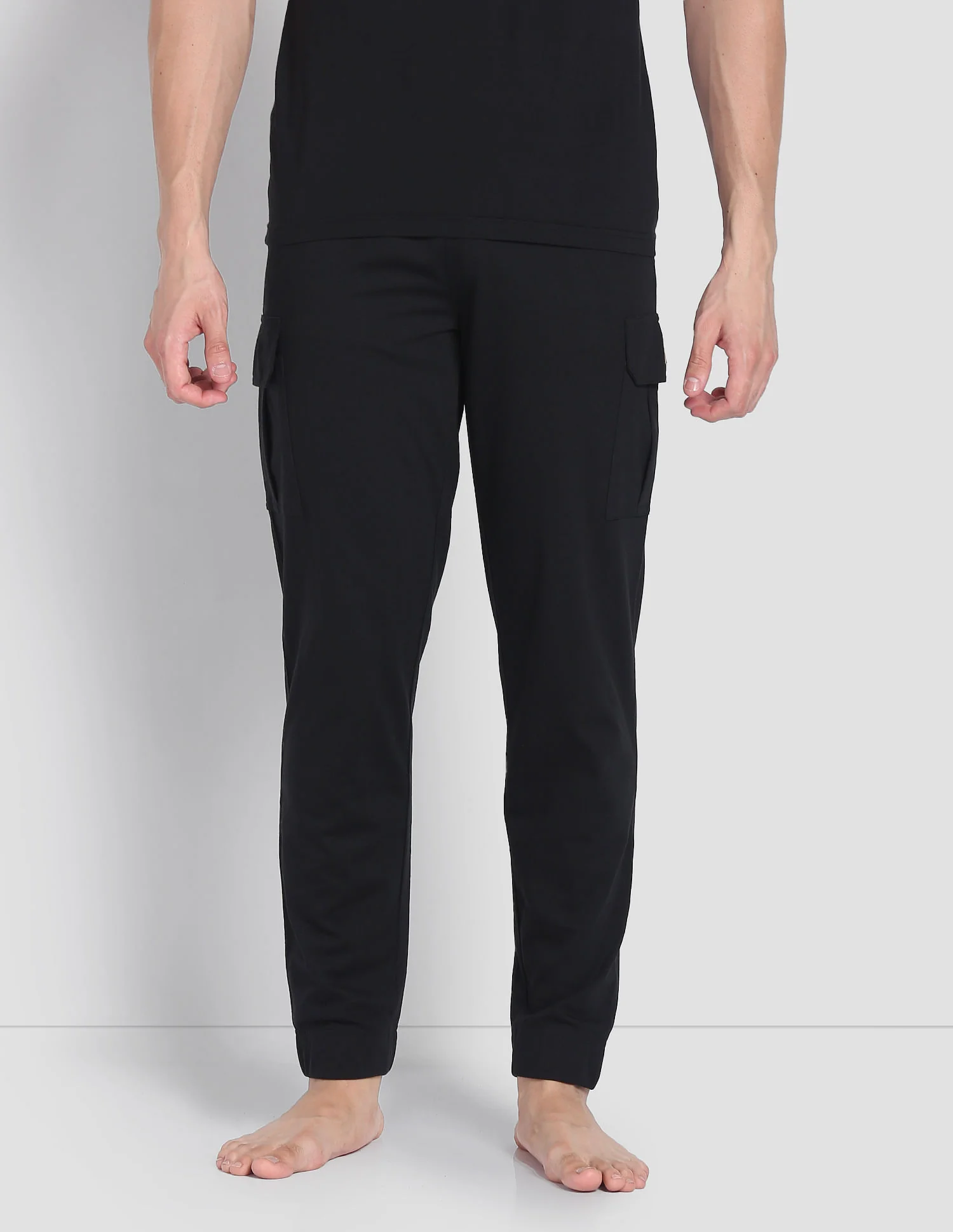 Men Mid Rise Lightweight Utility Cargo Joggers - Image 6
