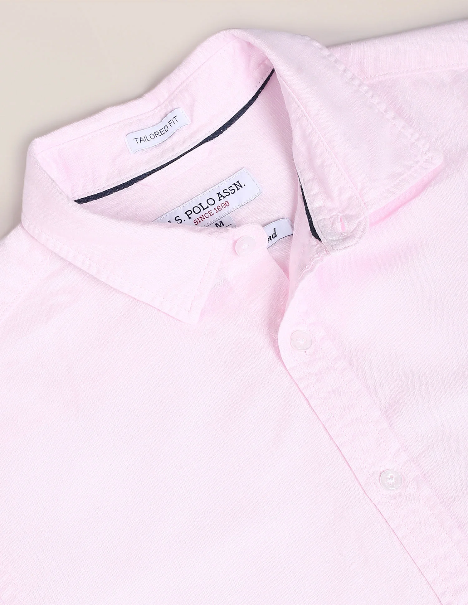 Linen Tailored Fit Shirt - Image 2