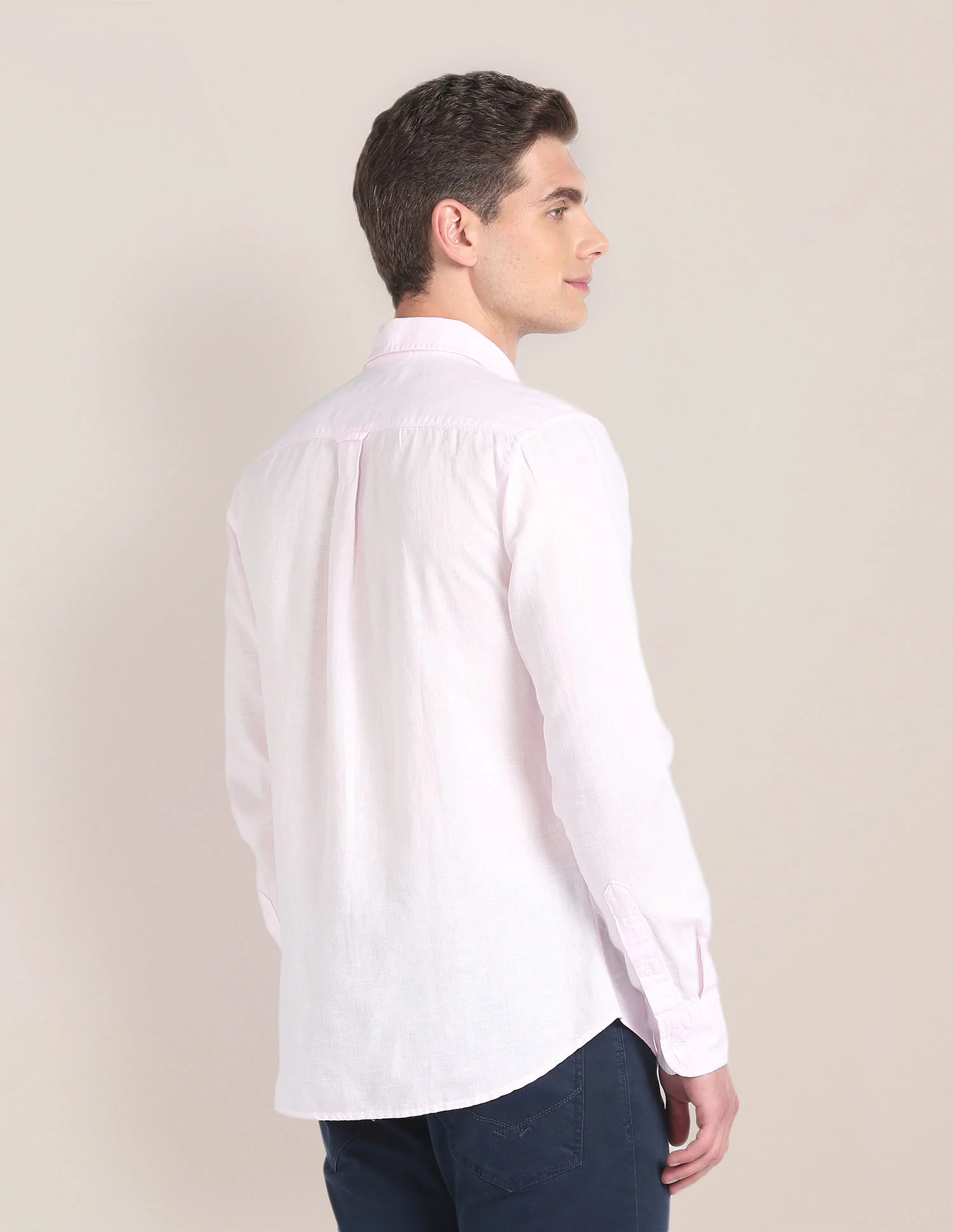 Linen Tailored Fit Shirt - Image 5