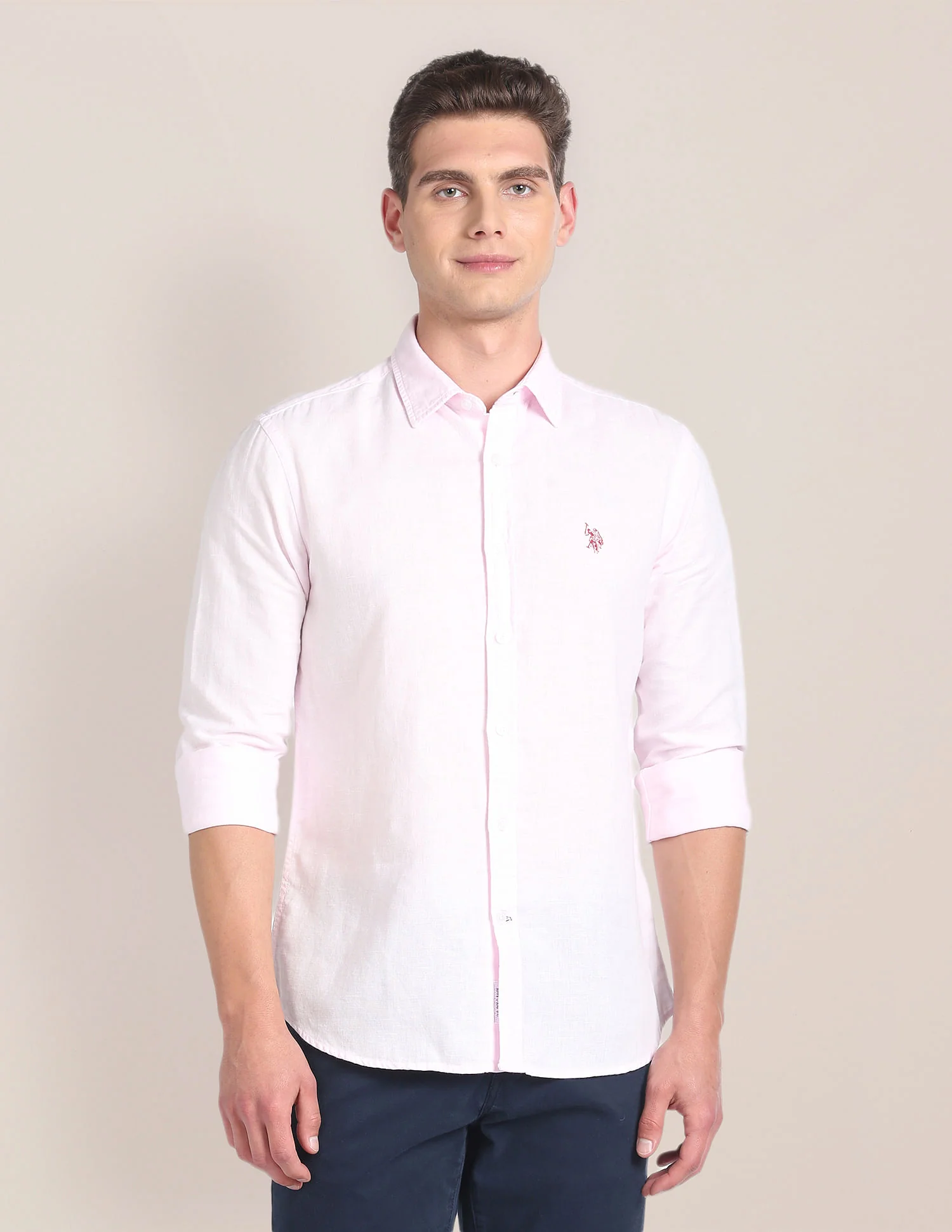 Linen Tailored Fit Shirt - Image 6