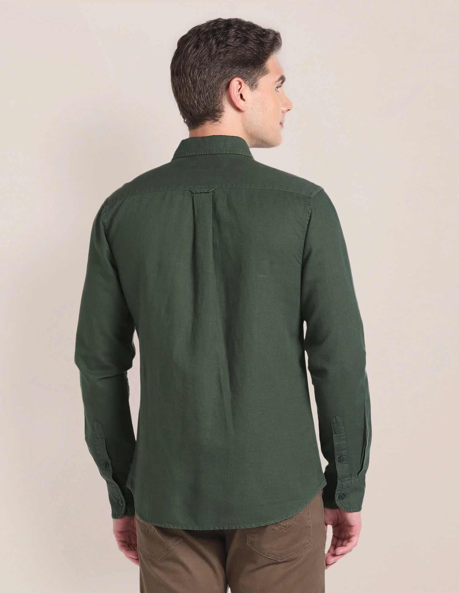 Linen Tailored Fit Shirt - Image 5
