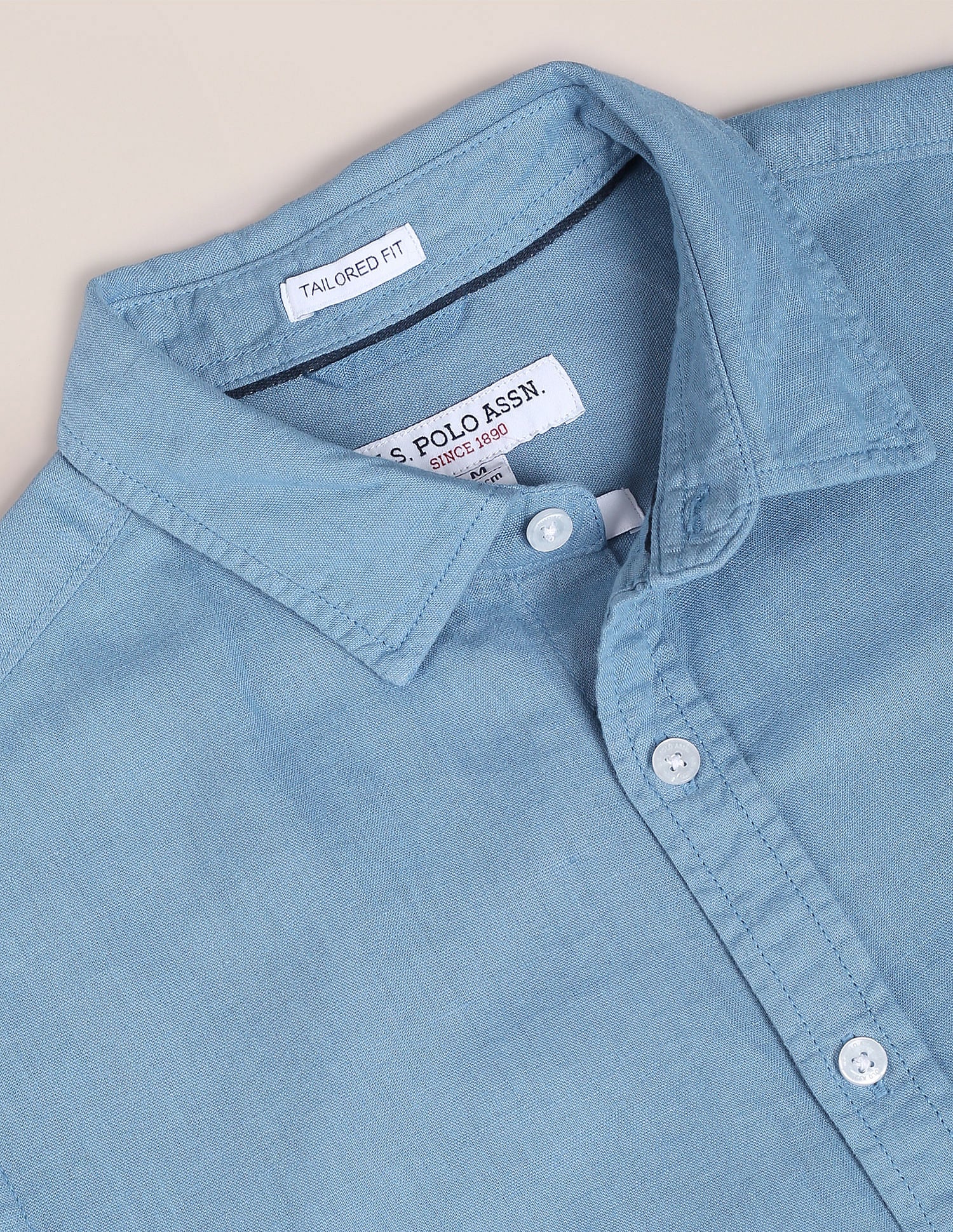 Linen Tailored Fit Shirt - Image 2